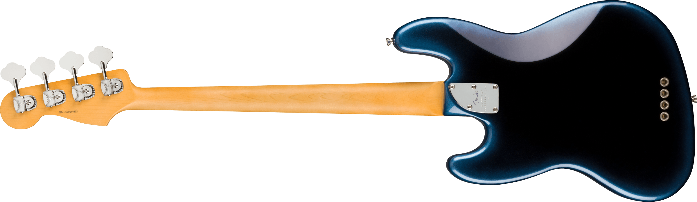 Fender® American Professional II Jazz Bass®, Maple Fingerboard, Dark Night