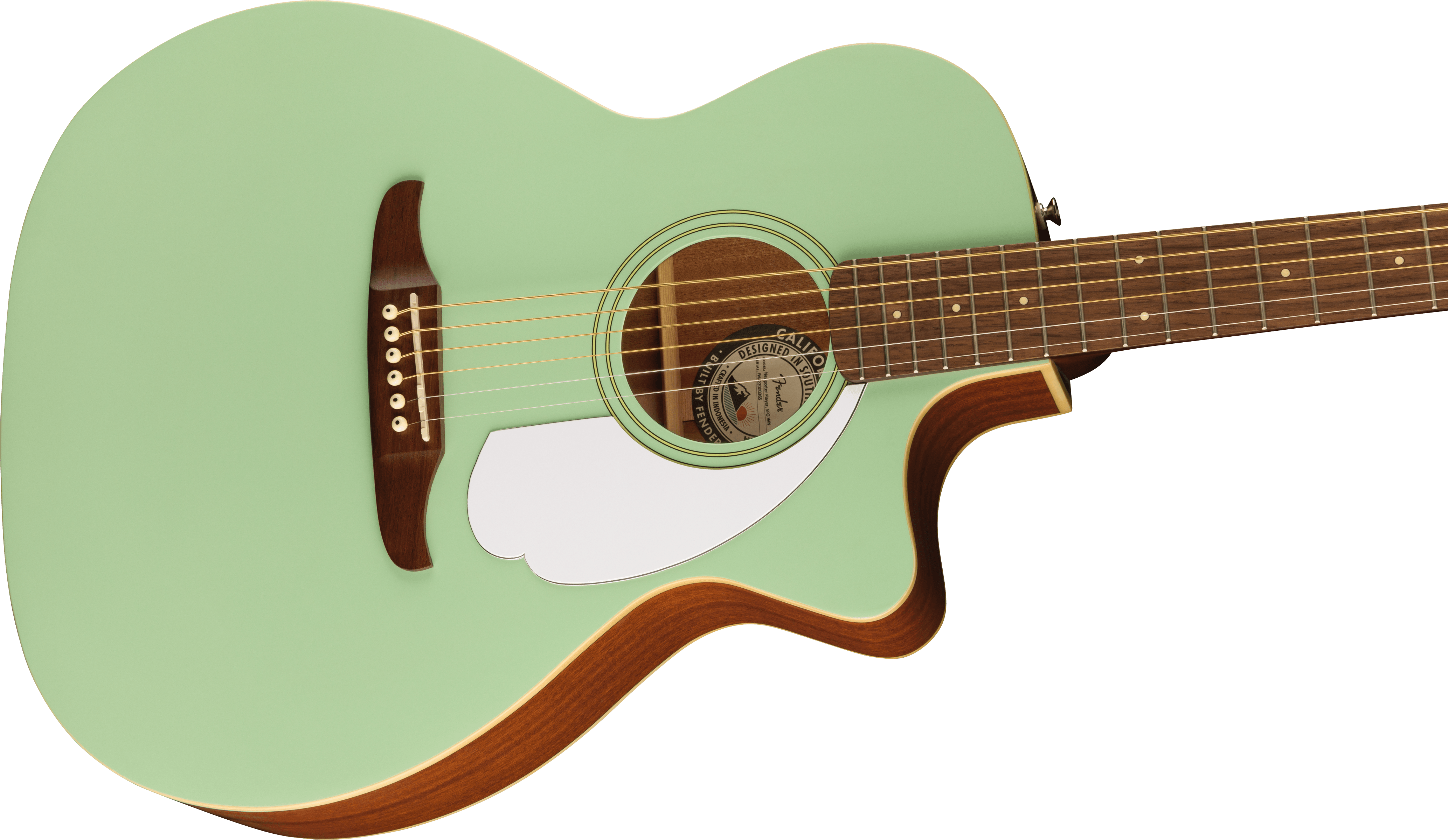 Fender® Newporter Player, Walnut Fingerboard, White Pickguard, Surf Green