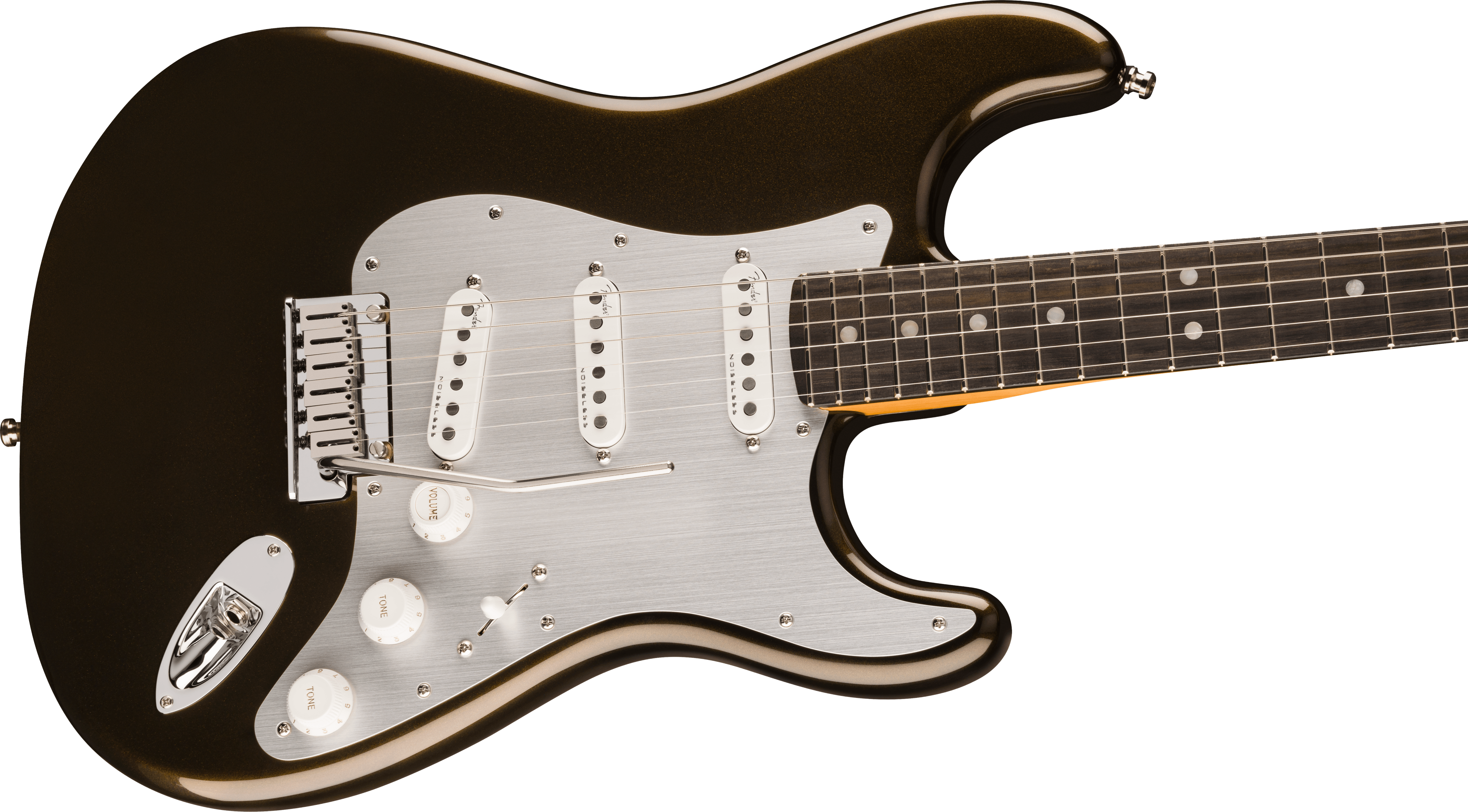 Fender® American Ultra II Stratocaster®, Ebony Fingerboard, Texas Tea