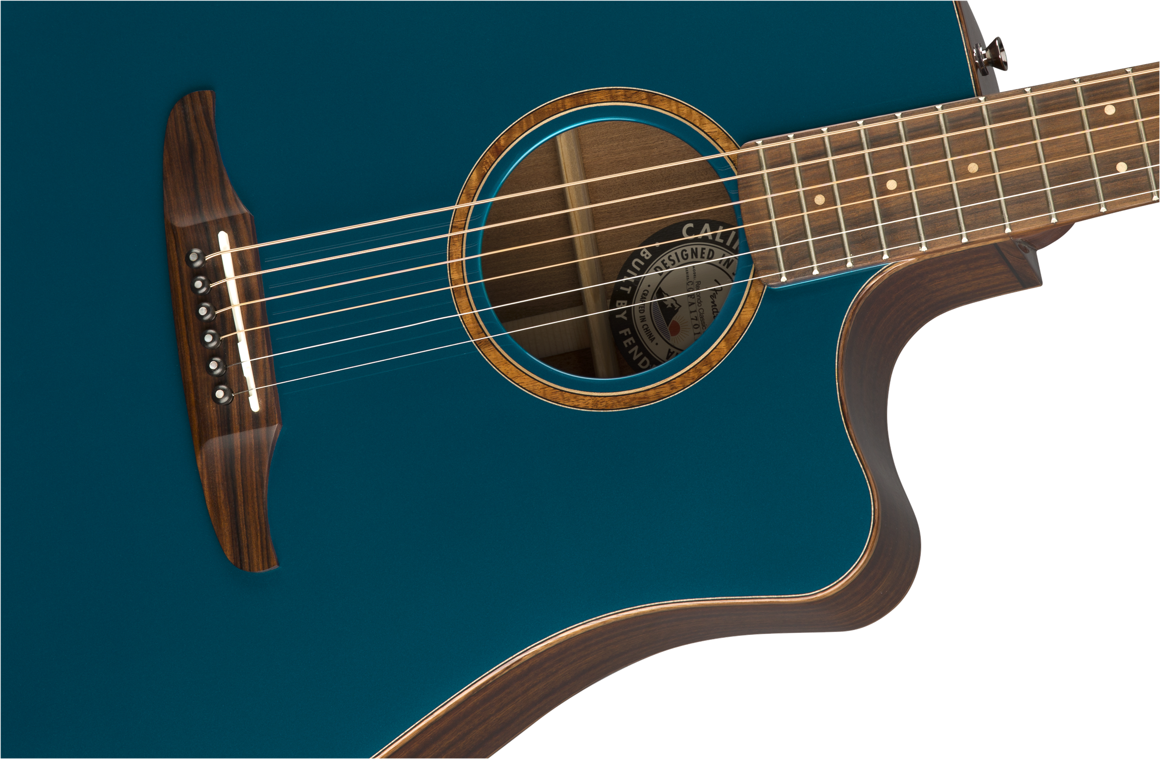 Fender® Redondo Classic w/ Bag, Pau Ferro Fingerboard, Cosmic Turquoise