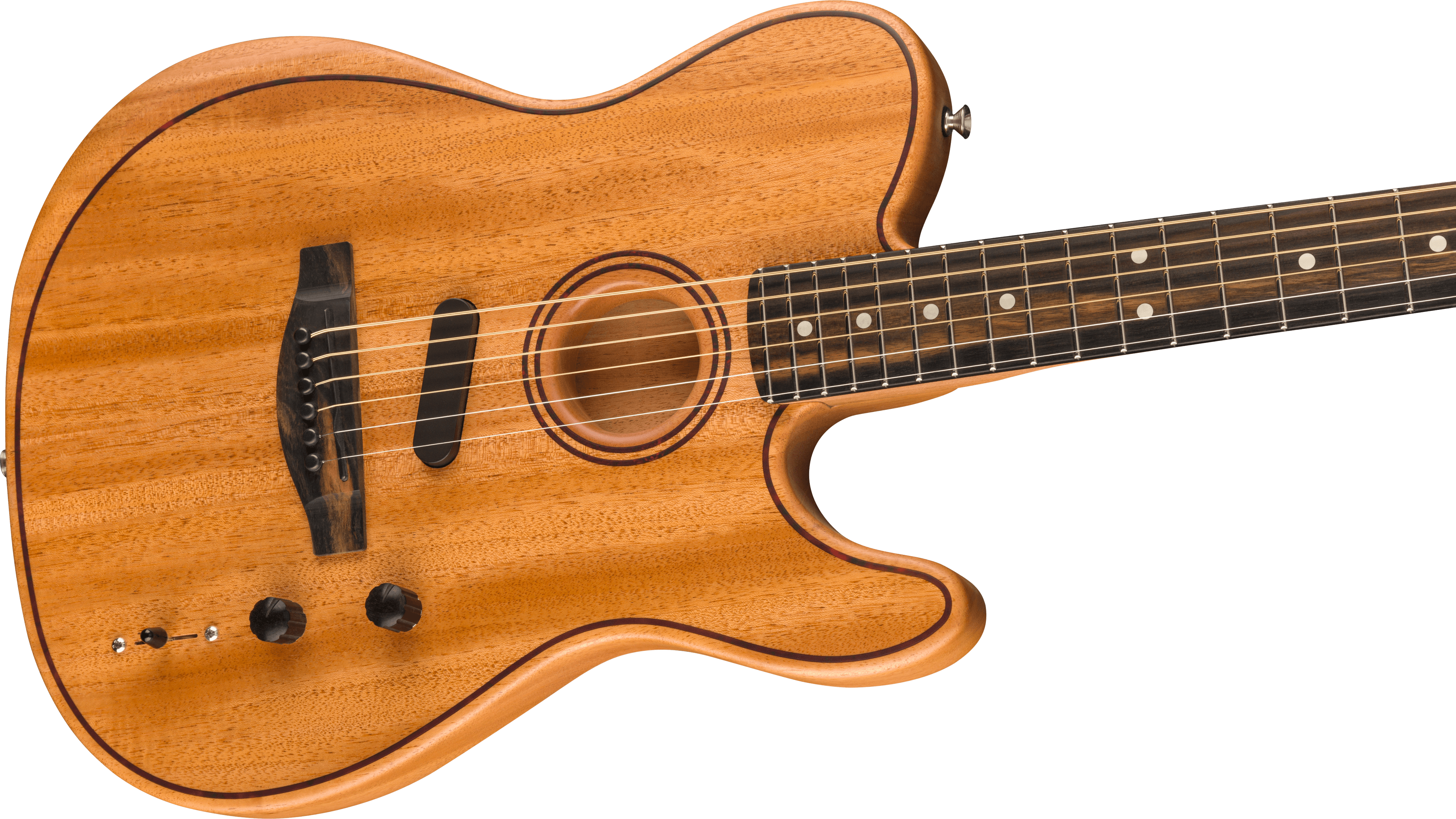 Fender® American Acoustasonic® Telecaster® All-Mahogany, Ebony Fingerboard, Natural