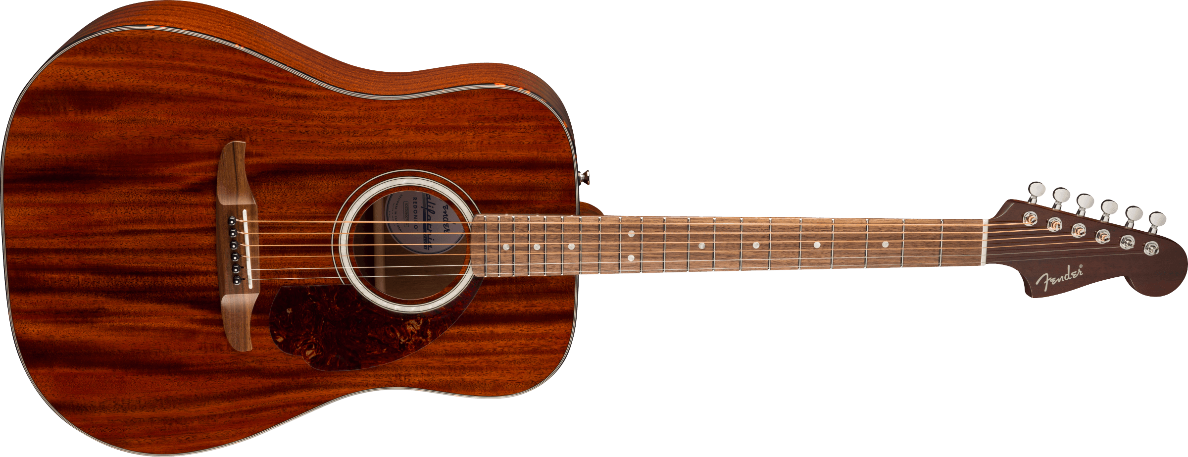 Fender® California Deluxe Redondo™ Mahogany, Walnut Fingerboard, Natural
