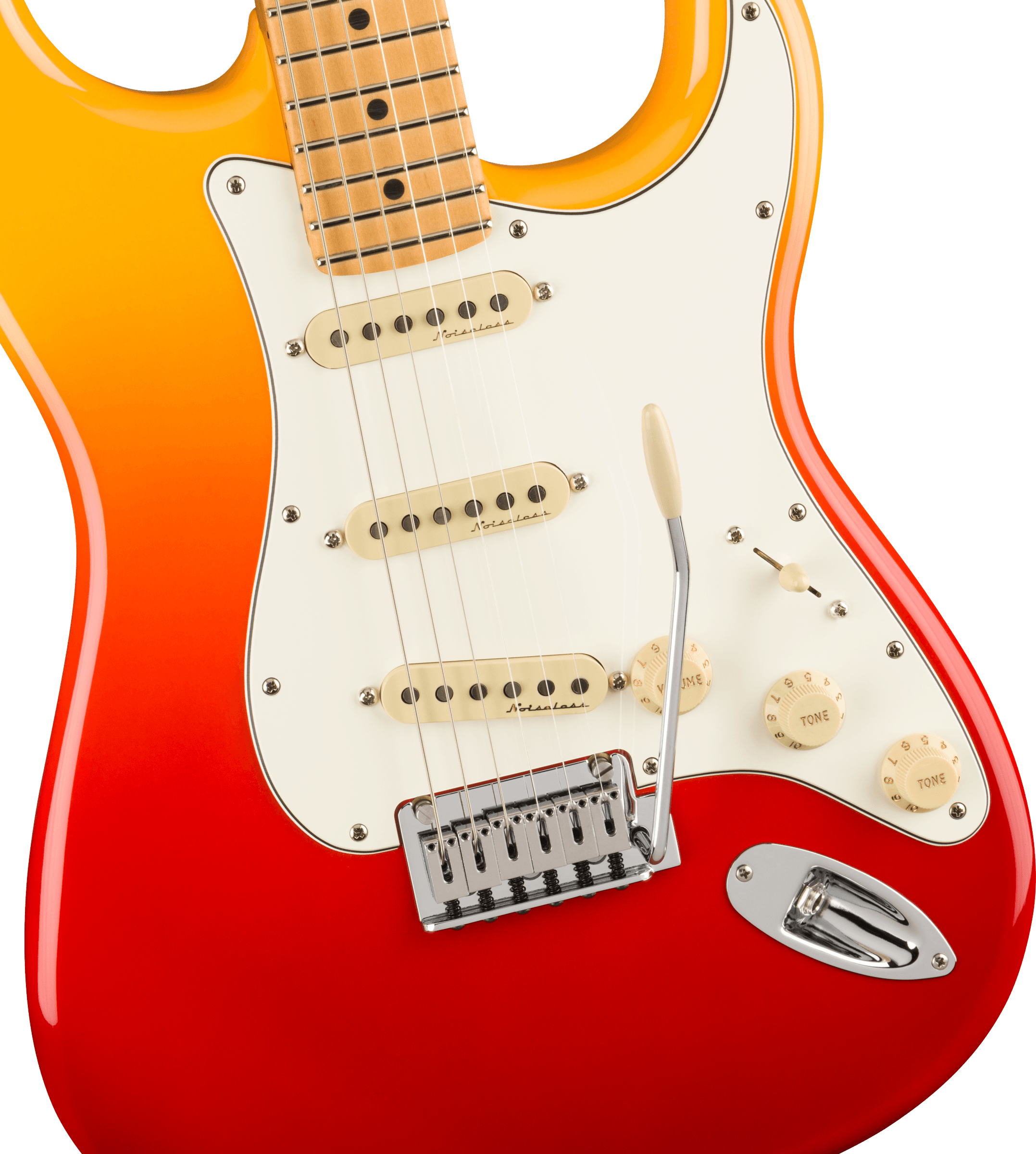 Fender® Player Plus Stratocaster®, Maple Fingerboard, Tequila Sunrise