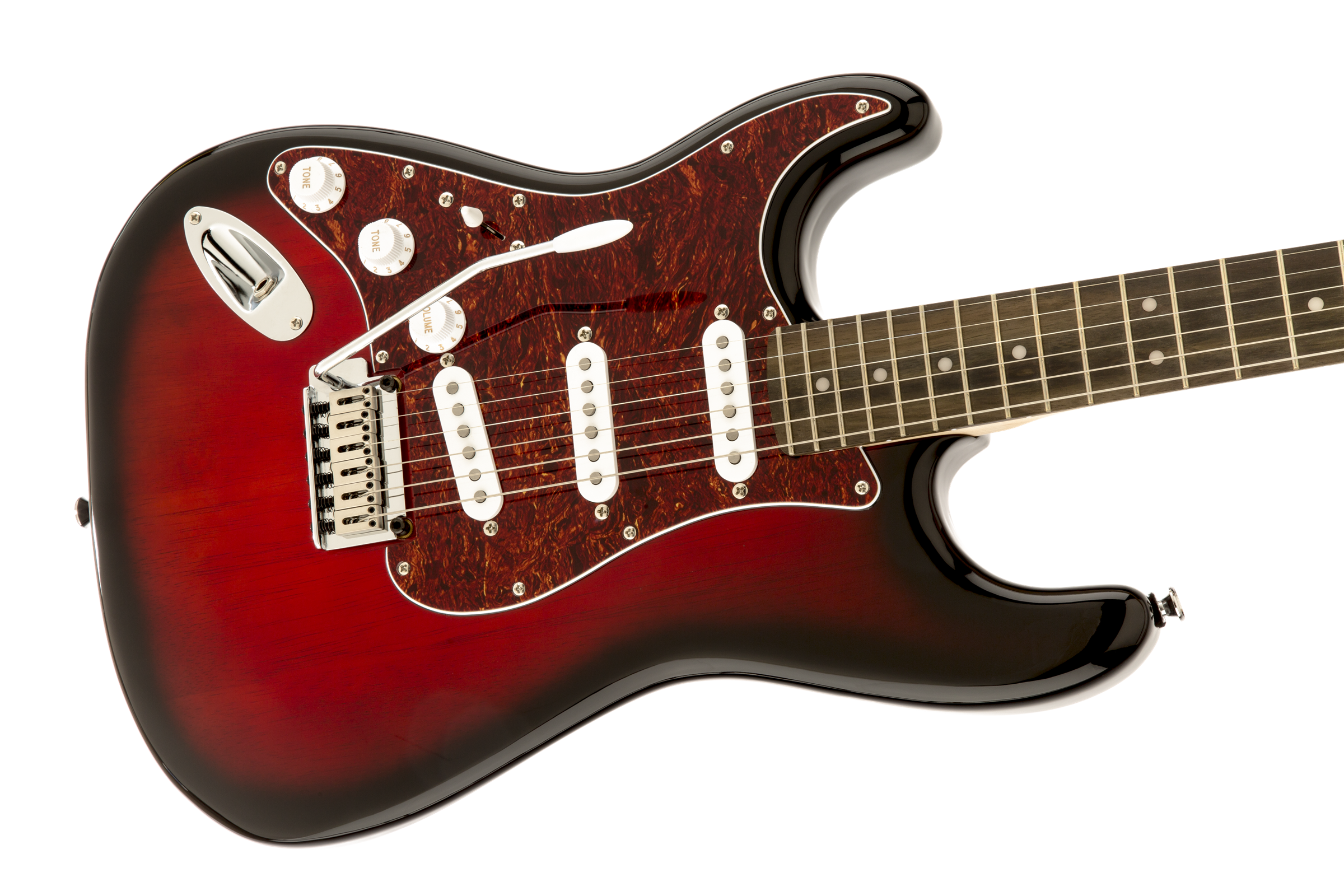 Squier® Standard Stratocaster® Left-Hand, Rosewood Fingerboard, Antique Burst