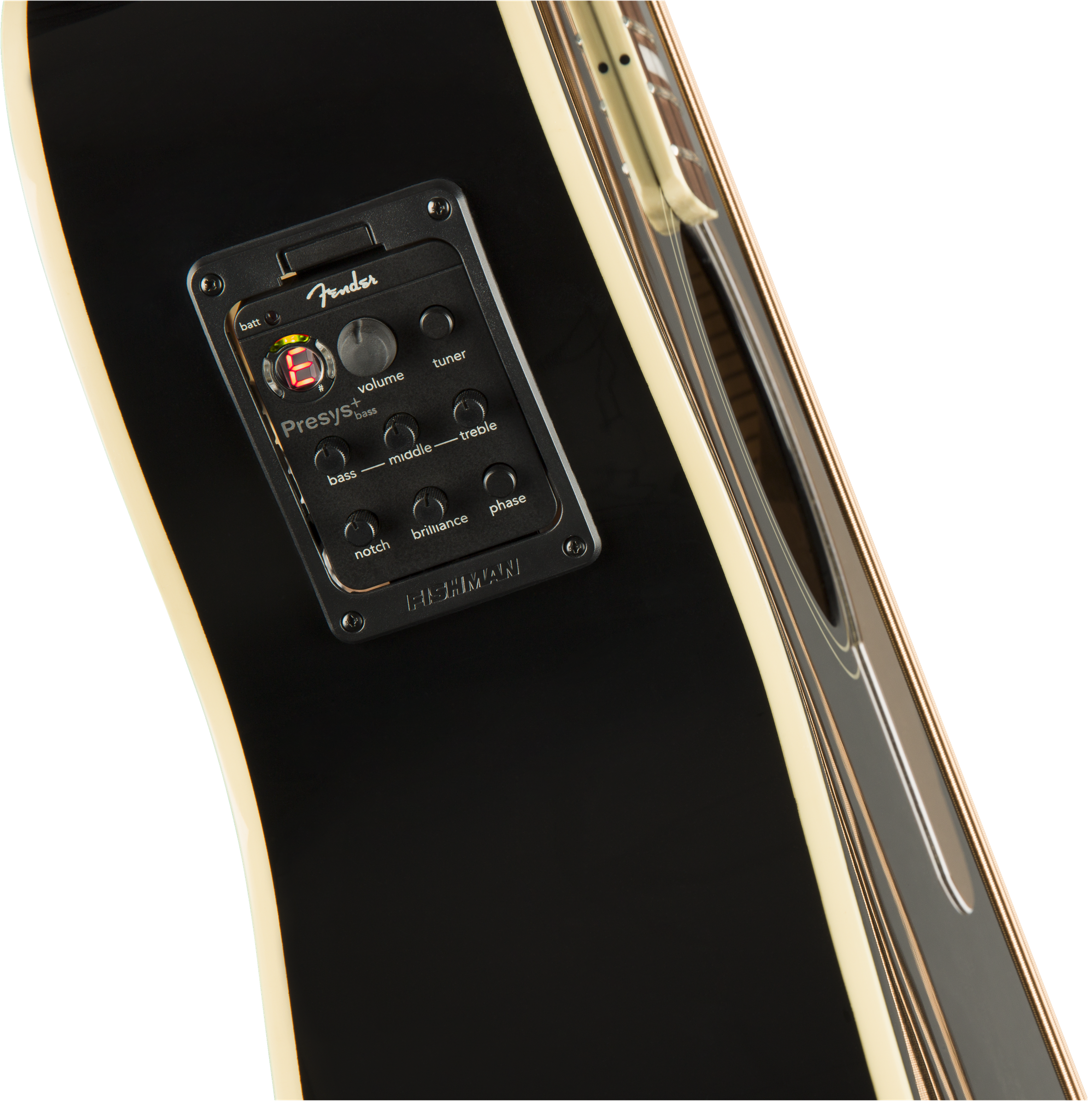 Fender® Kingman Bass, Walnut Fingerboard, Black