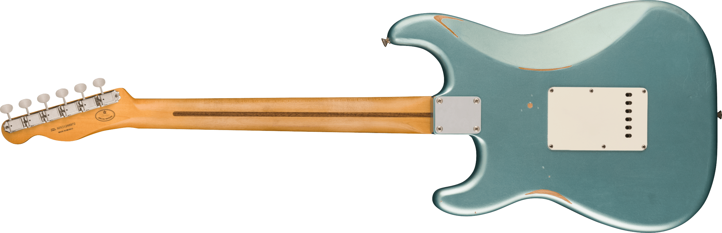 Fender® Vintera® Road Worn® Mischief Maker Stratocaster®, Maple Fingerboard, Firemist Silver