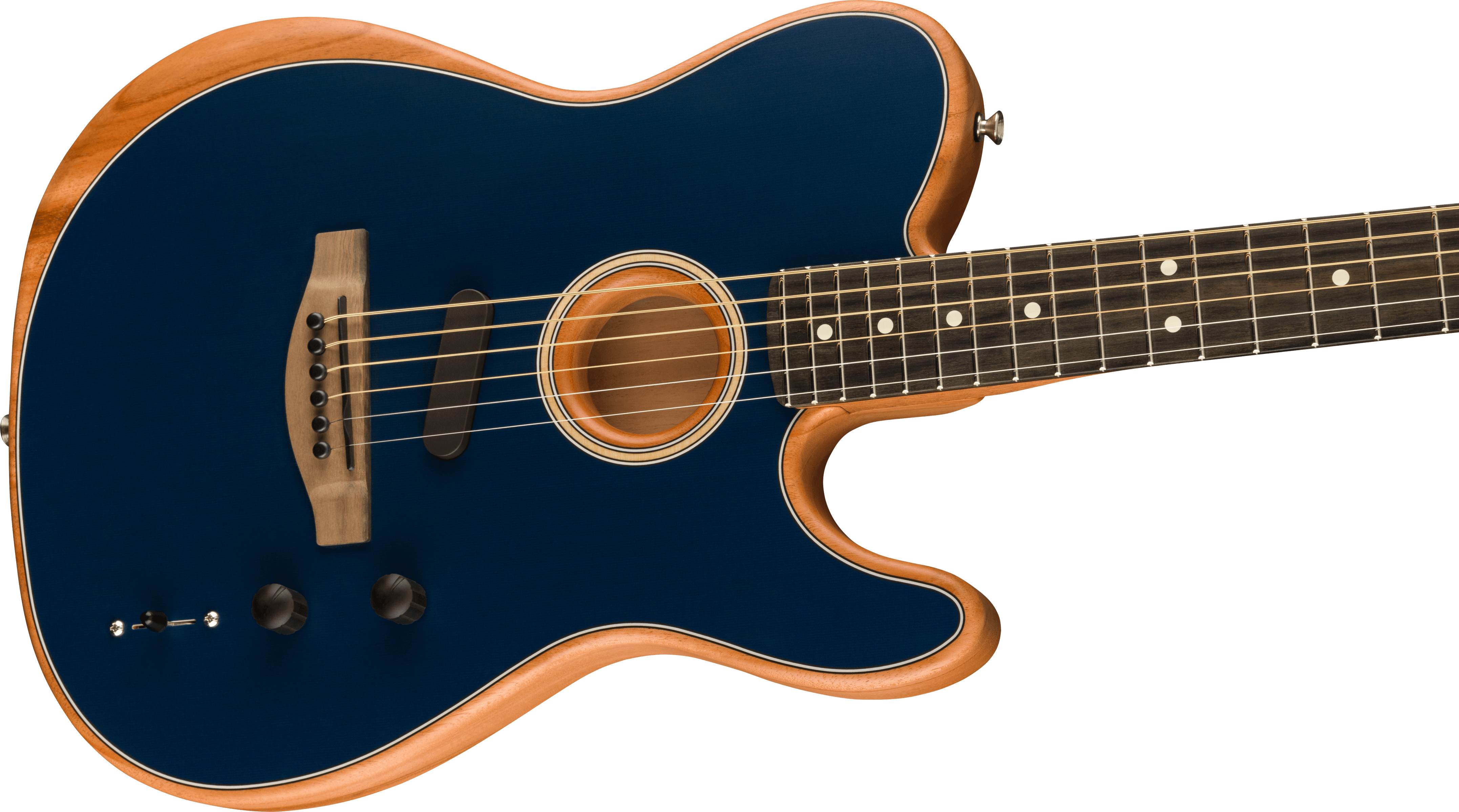 Fender® American Acoustasonic® Telecaster®, Ebony Fingerboard, Steel Blue