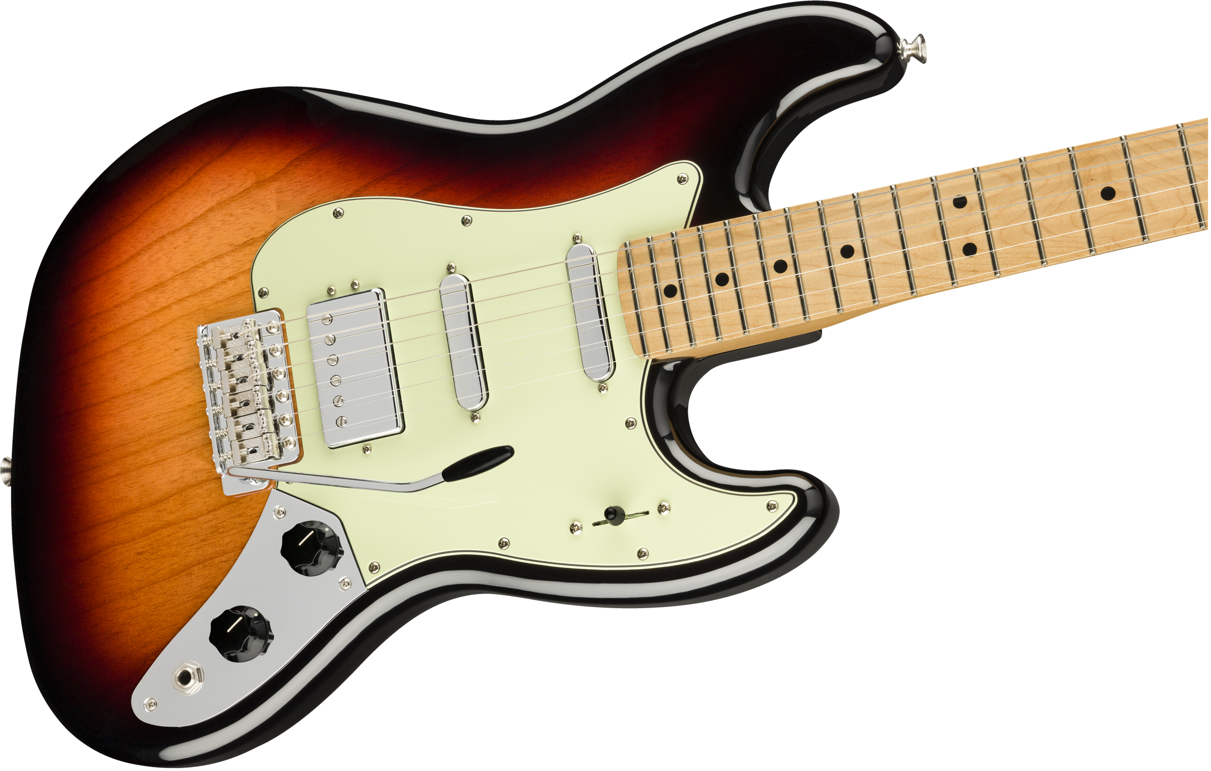 Fender® Sixty-Six™, Maple Fingerboard, 3-Color Sunburst
