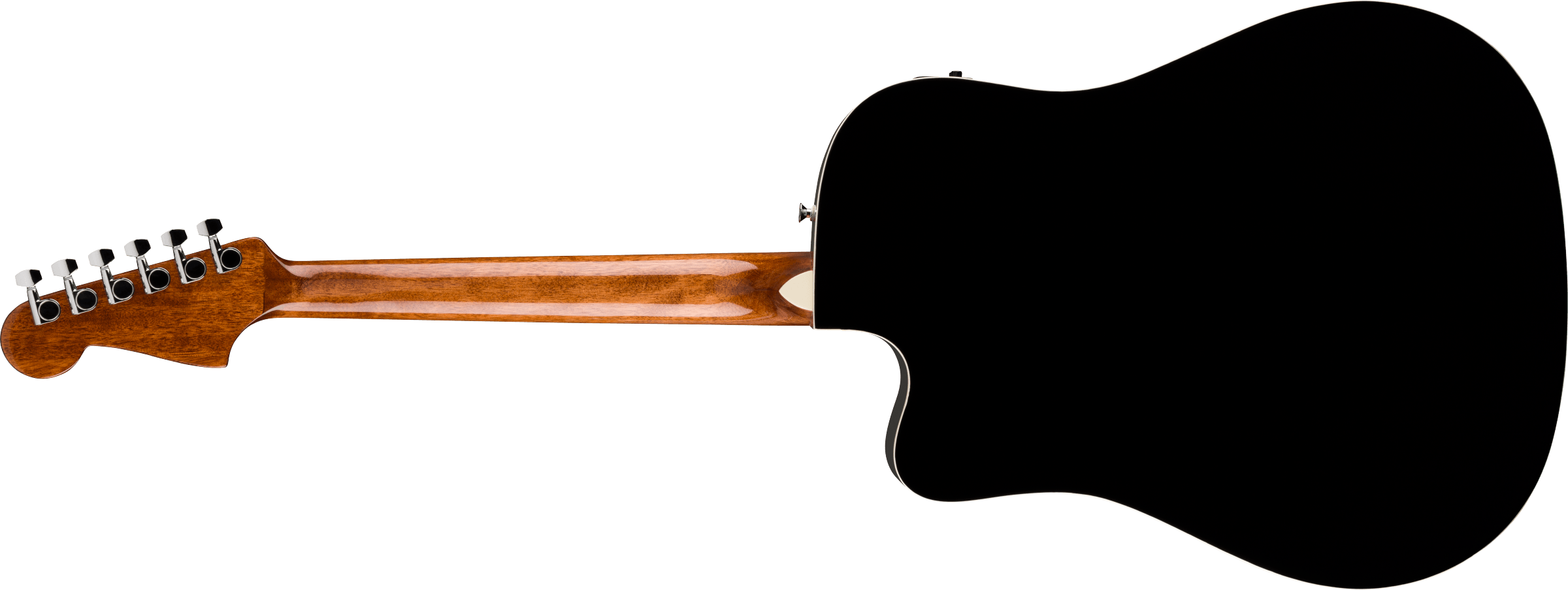 Fender® California Standard Redondo™ CE, Spruce Top, Ivory Pickguard, Black