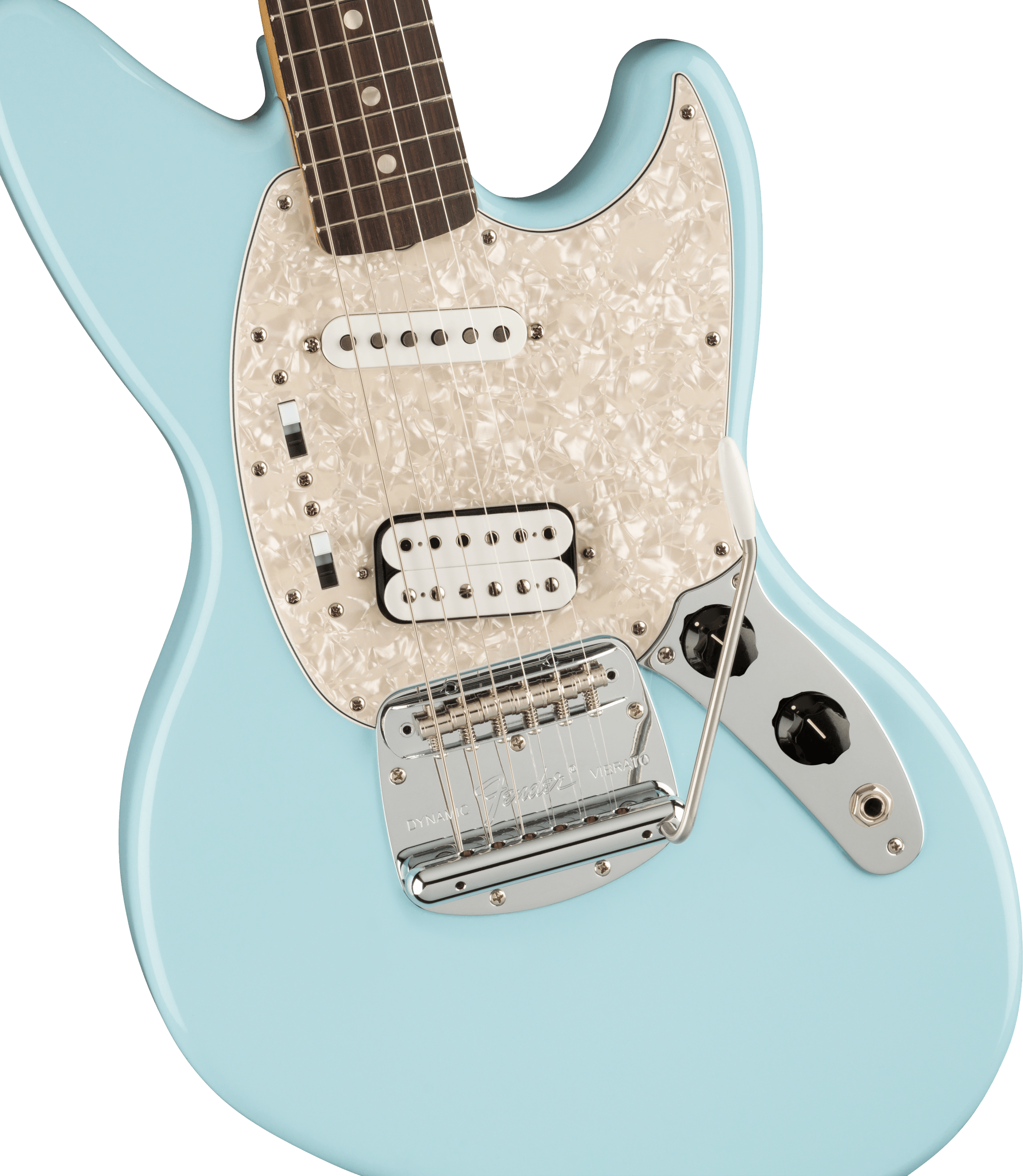 Fender® Kurt Cobain Jag-Stang®, tastiera in palissandro, Sonic Blue