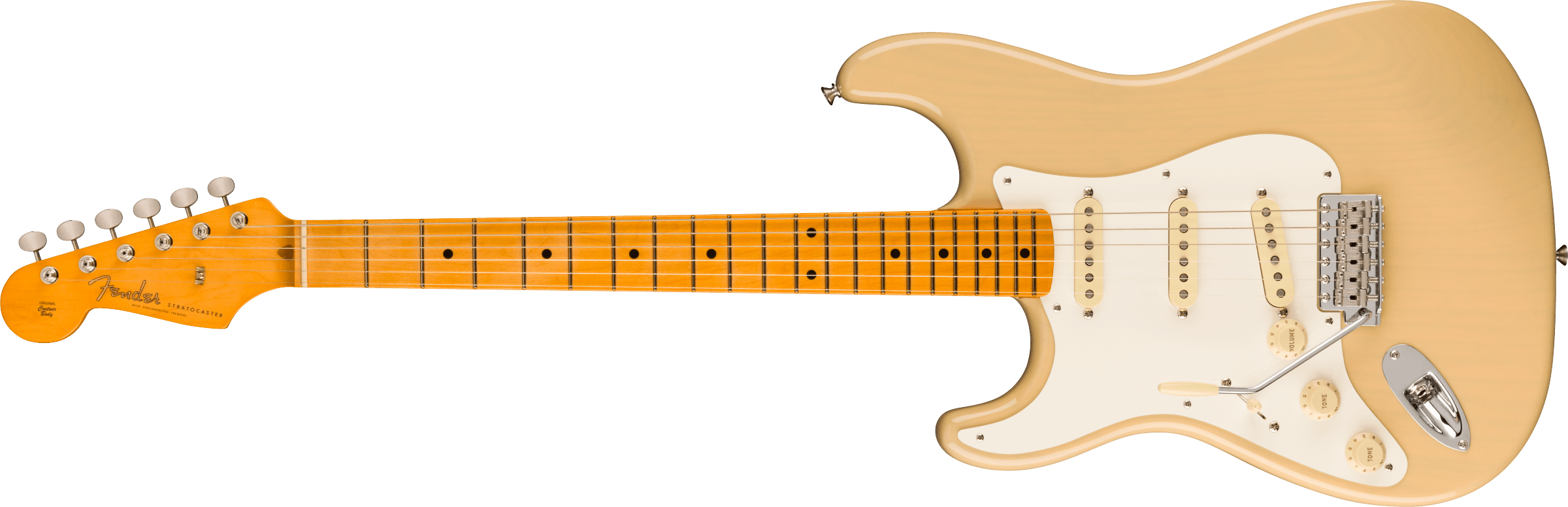 Fender® American Vintage II 1957 Stratocaster® Left-Hand, Maple Fingerboard, Vintage Blonde