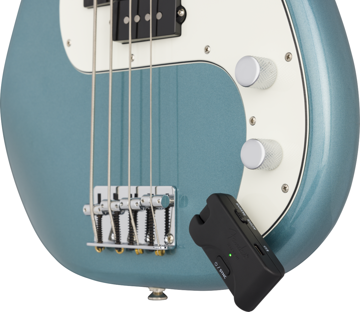 Fender® Telepath™ Wireless System, Mystic Ice Blue and Black