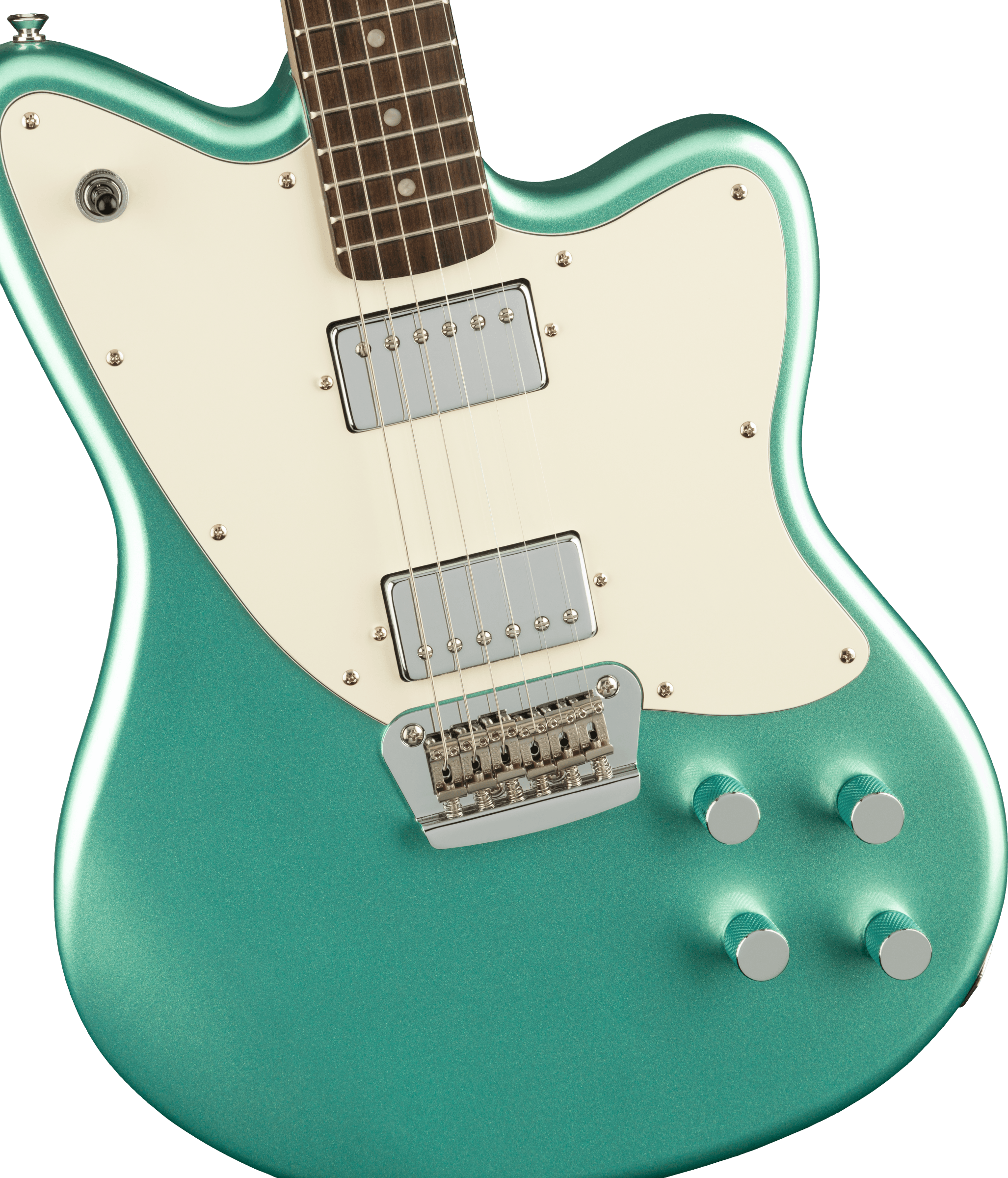 Squier® Paranormal Toronado®, Laurel Fingerboard, Parchment Pickguard, Mystic Sea Foam