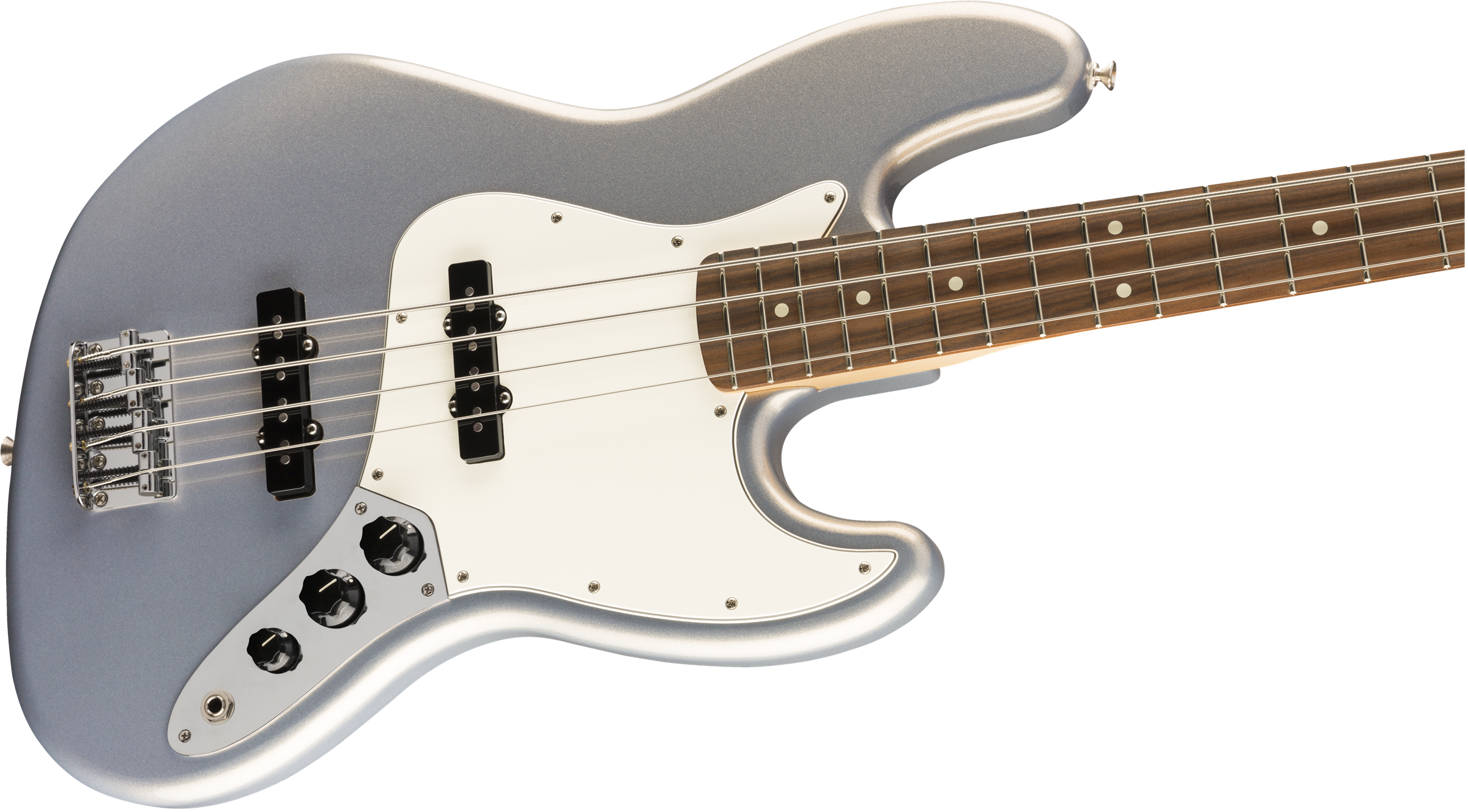 Fender® Player Jazz Bass®, Pau Ferro Fingerboard, Silver