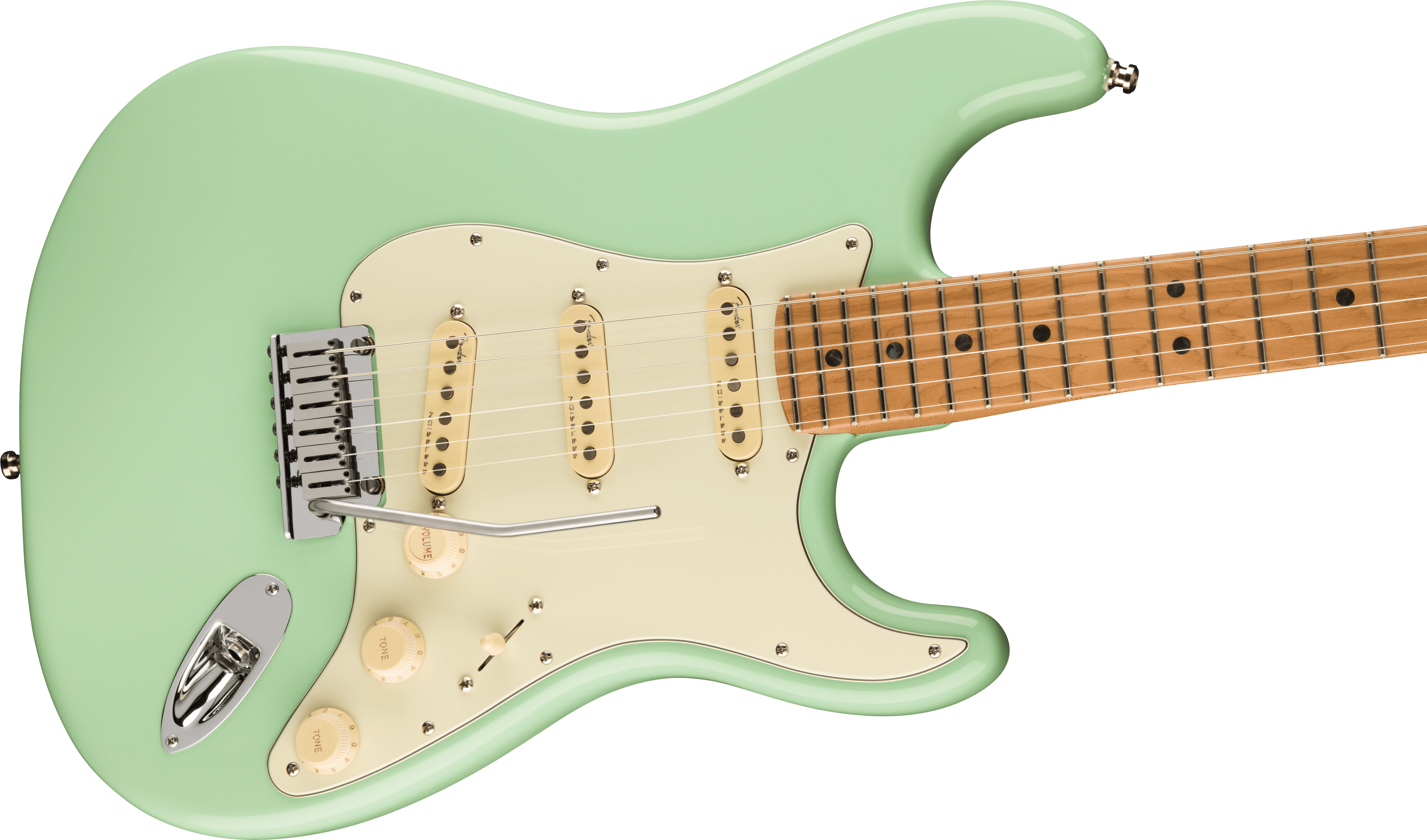 Fender® American Ultra Stratocaster®, Maple Fingerboard, Surf Green