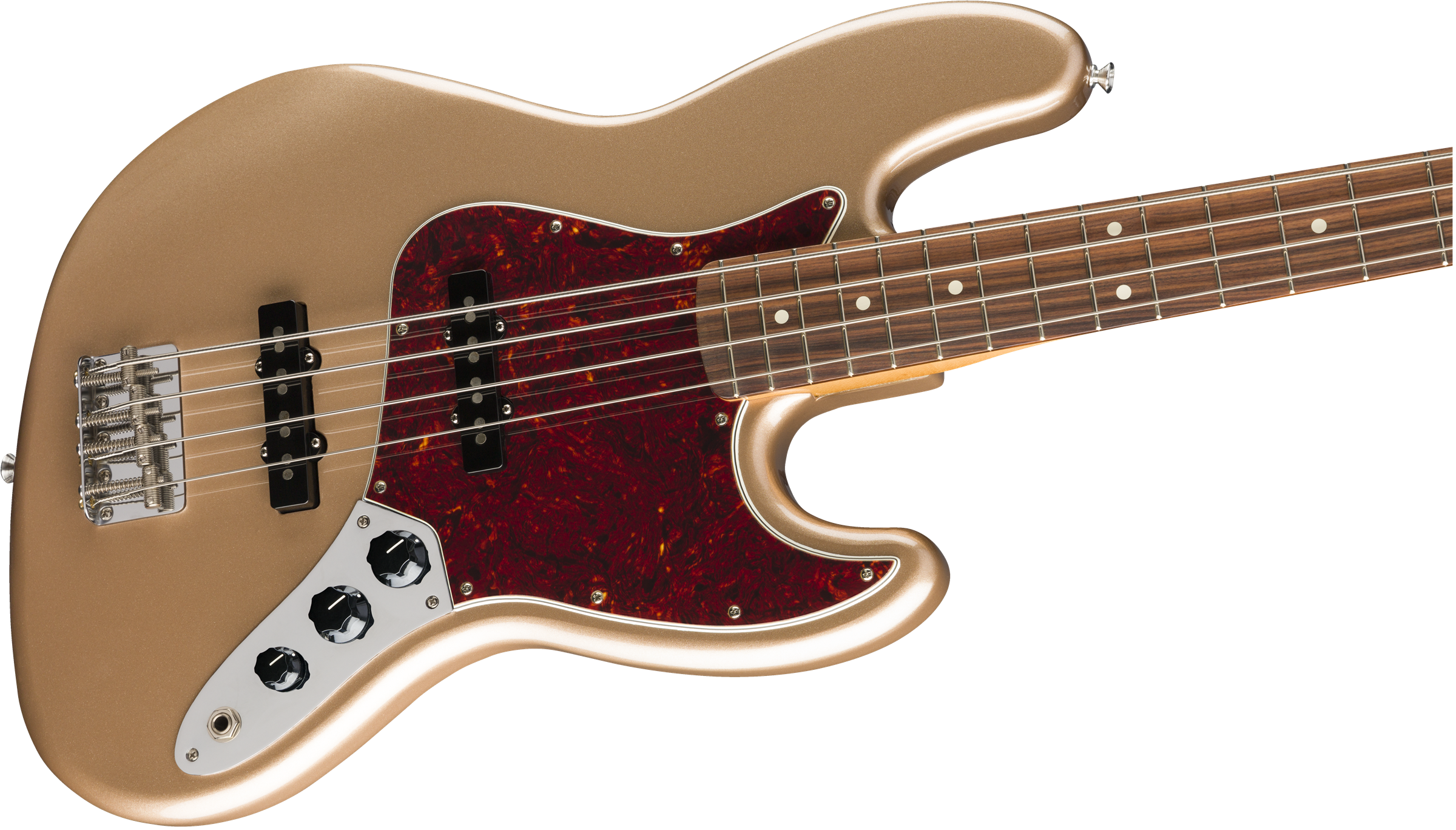 Fender® Vintera® '60s Jazz Bass®, Pau Ferro Fingerboard, Firemist Gold
