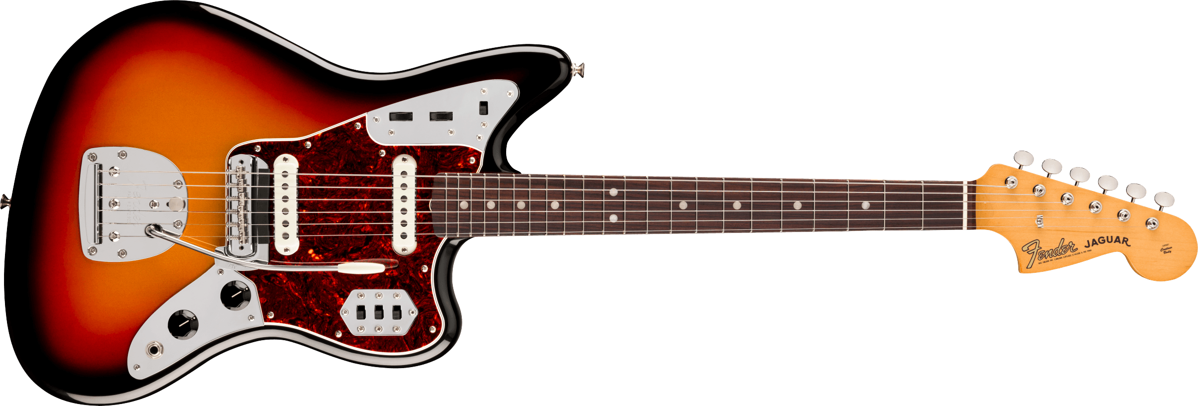 Fender® Vintera® III Mid '60s Jaguar®, Rosewood Fingerboard, 3-Color Sunburst