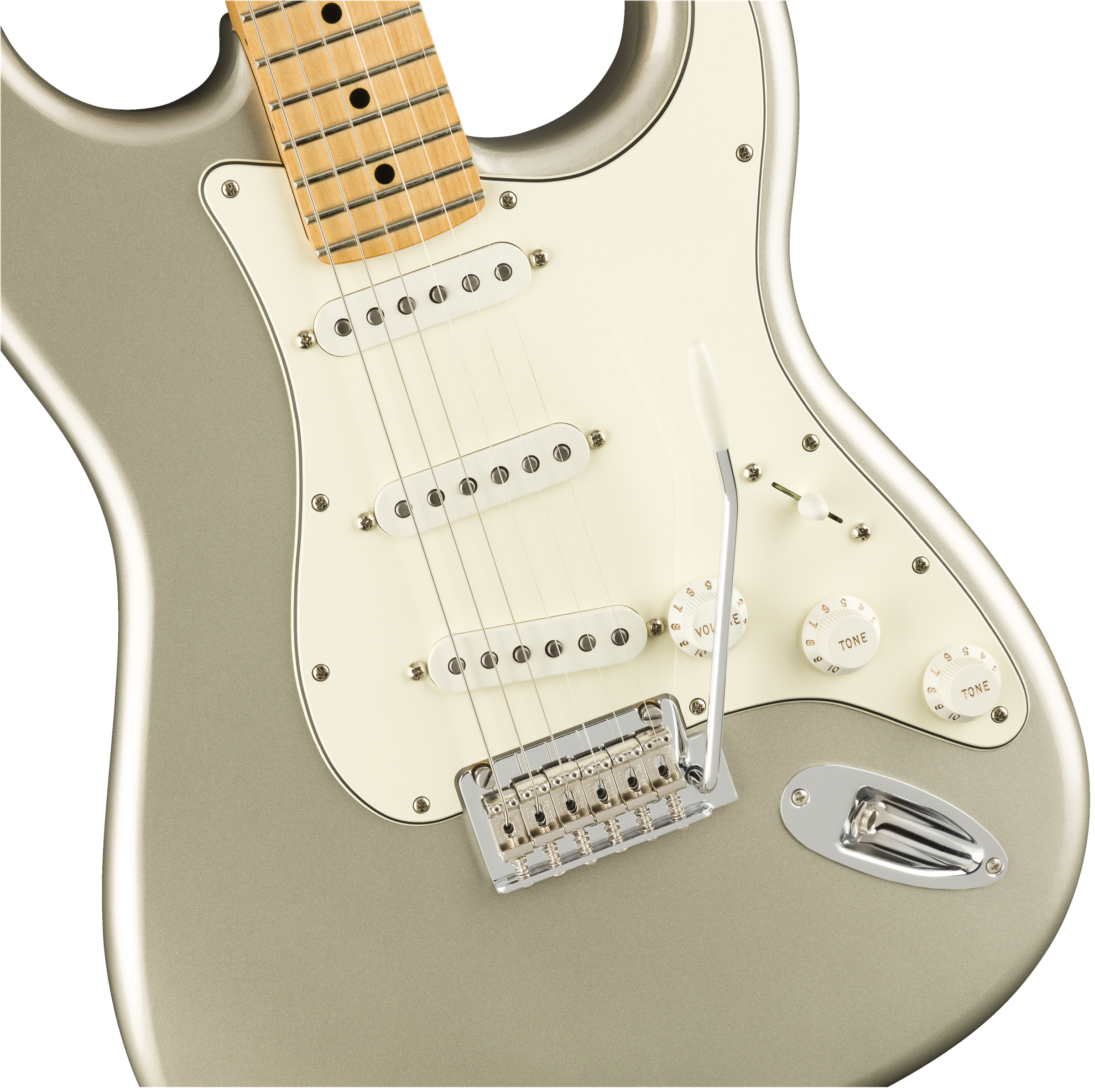 Fender® Limited Edition Player Stratocaster®, Maple Fingerboard, Inca Silver