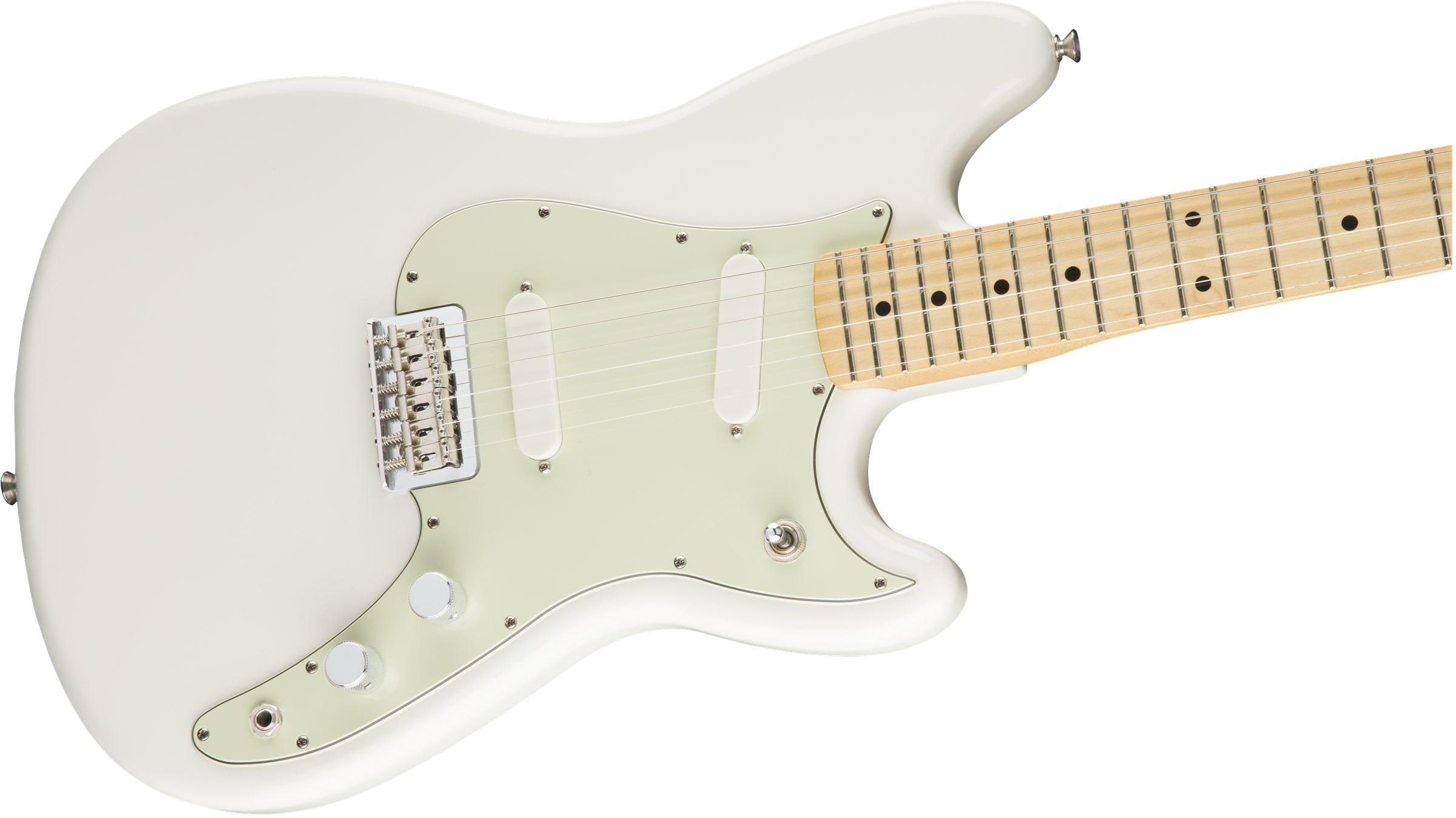 Fender® Duo-Sonic, Maple Fingerboard, Arctic White