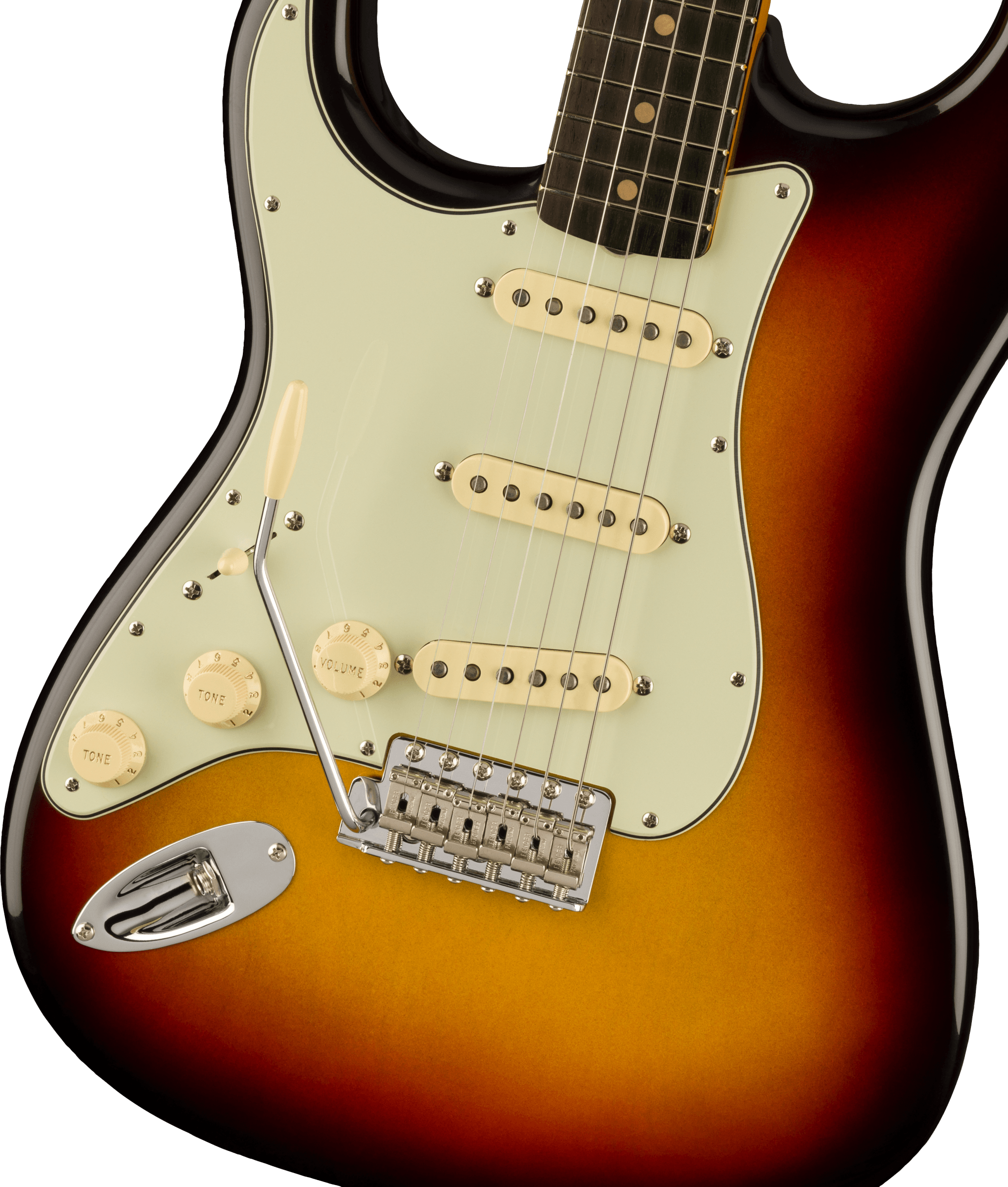 Fender® American Vintage II 1961 Stratocaster® Left-Hand, Rosewood Fingerboard, 3-Color Sunburst
