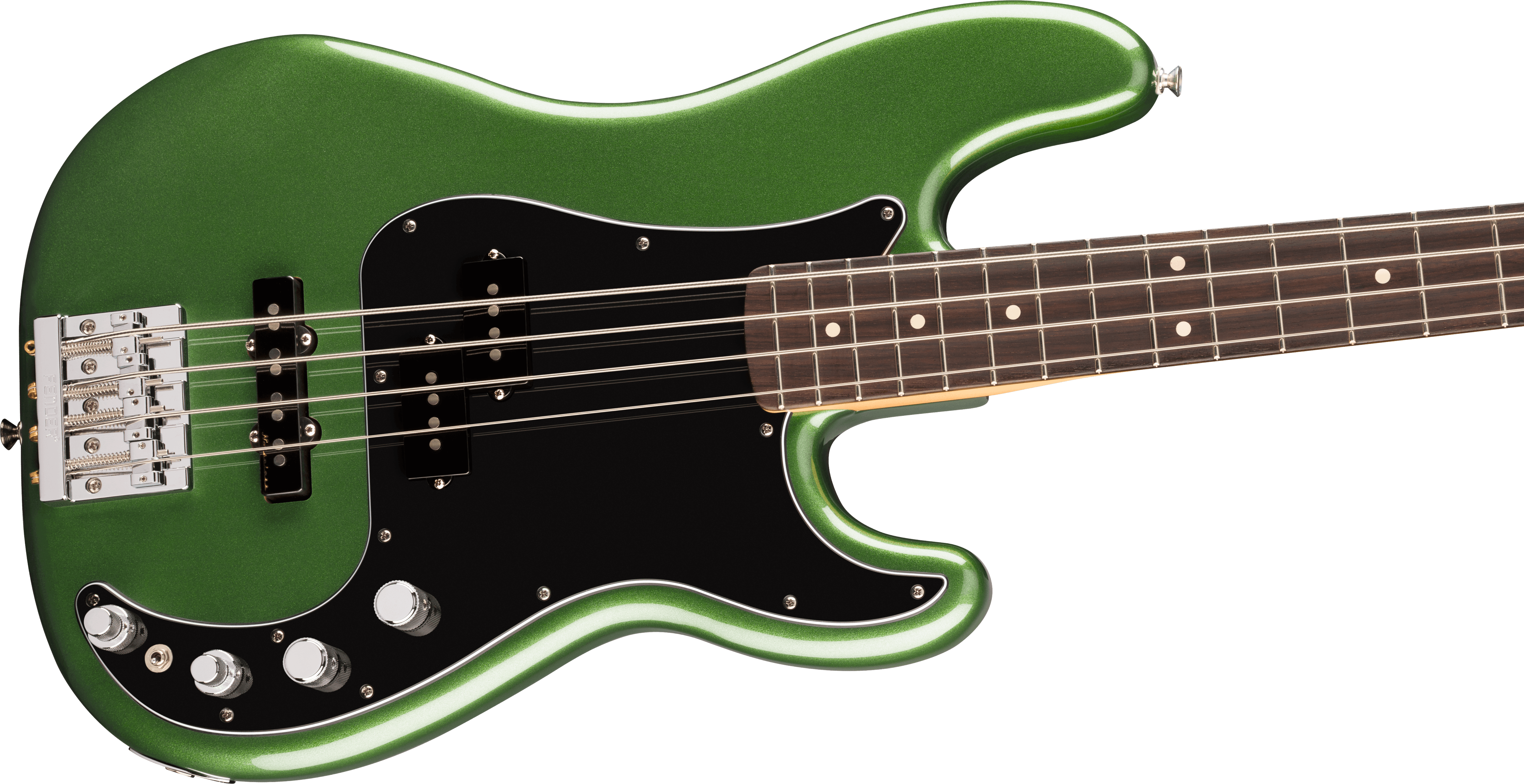 Fender® Player II Modified Active Precision Bass®, Rosewood Fingerboard, Harvest Green Metallic