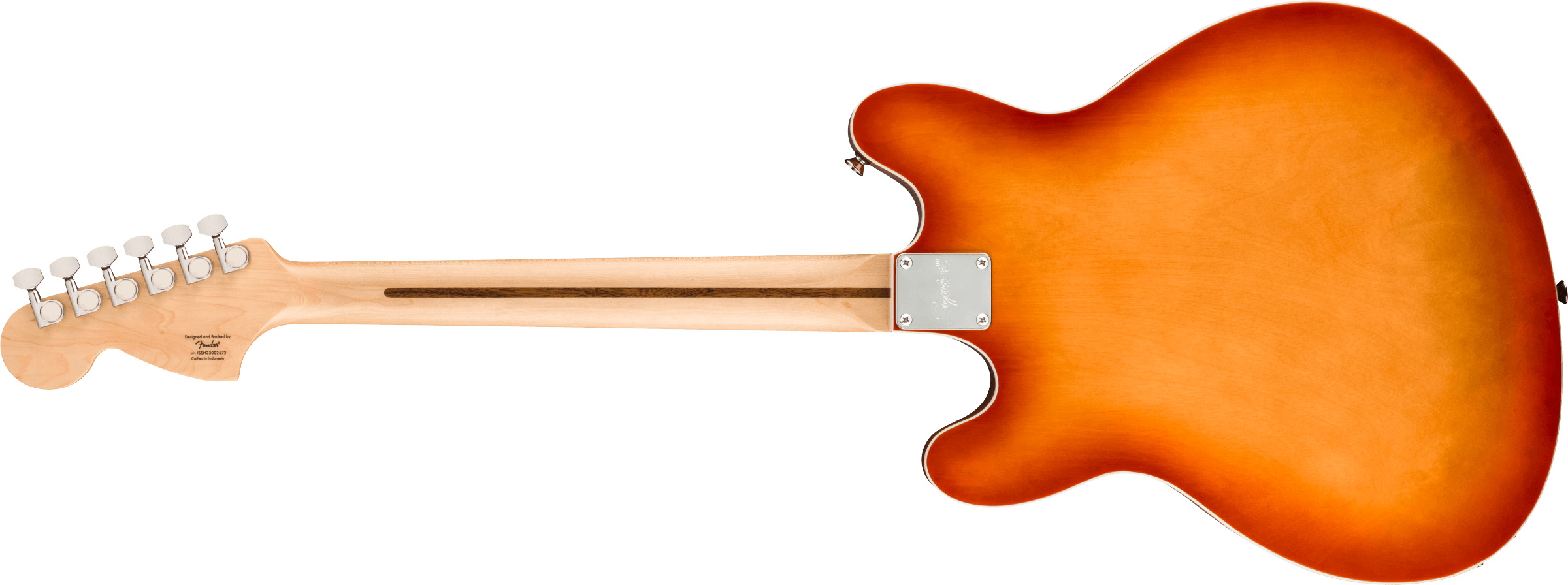 Squier® Affinity Series® Starcaster® Deluxe, Maple Fingerboard, Sienna Sunburst