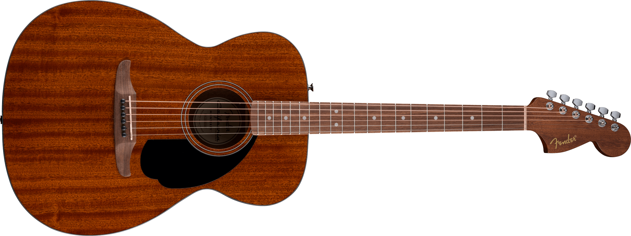 Fender® California Standard Monterey™, Sapele Top, Black Pickguard, Natural Sapele