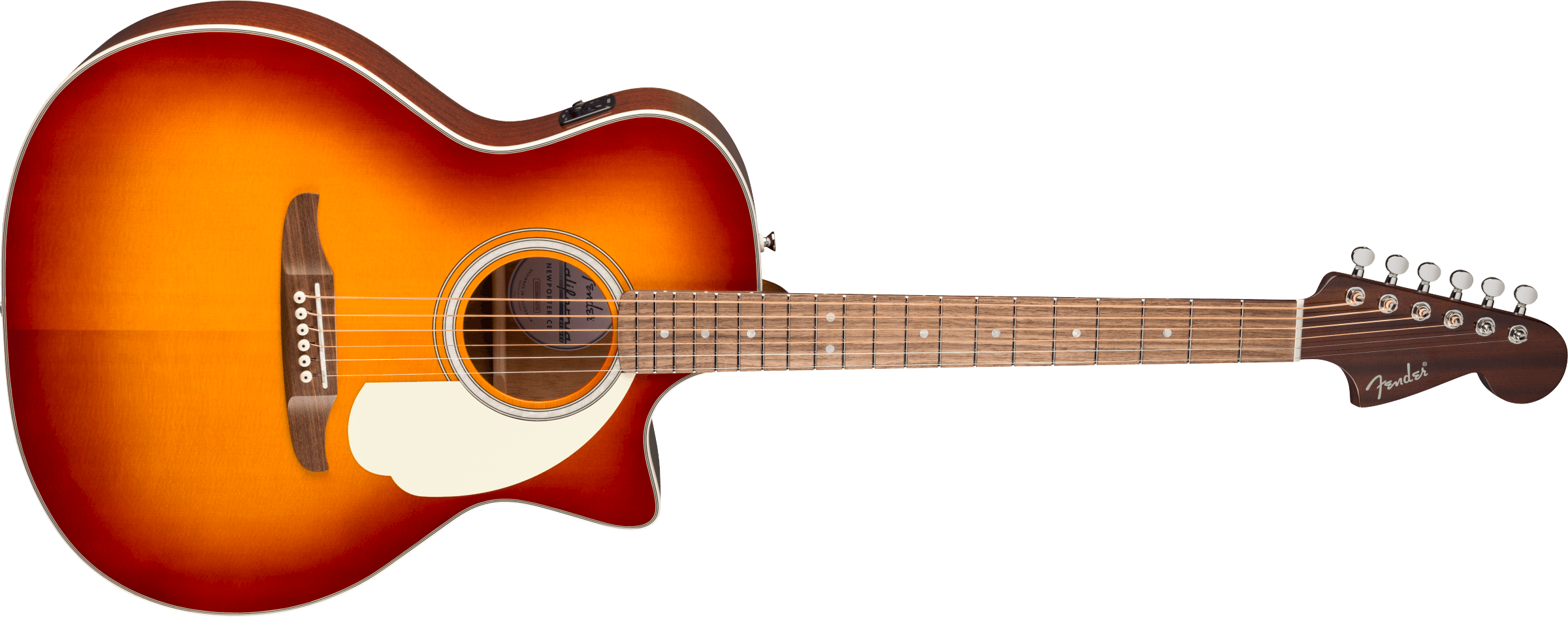 Fender® California Deluxe Newporter™ CE, Walnut Fingerboard, Sienna Sunburst