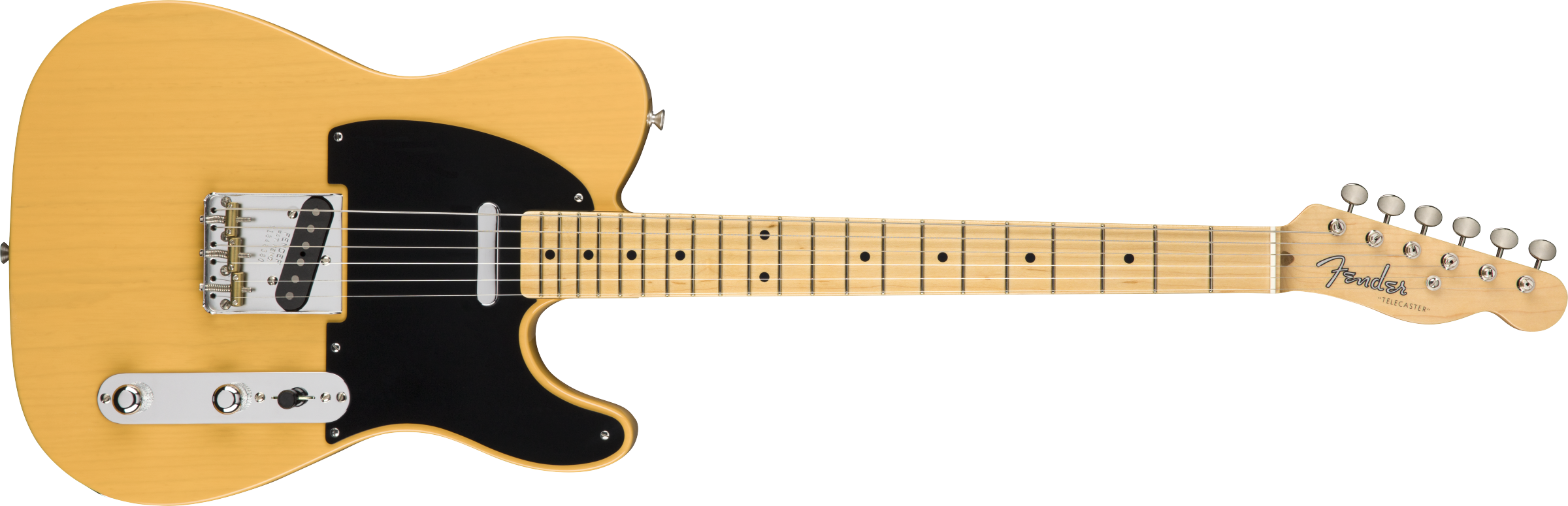 Fender® American Original '50s Telecaster®, Maple Fingerboard, Butterscotch Blonde