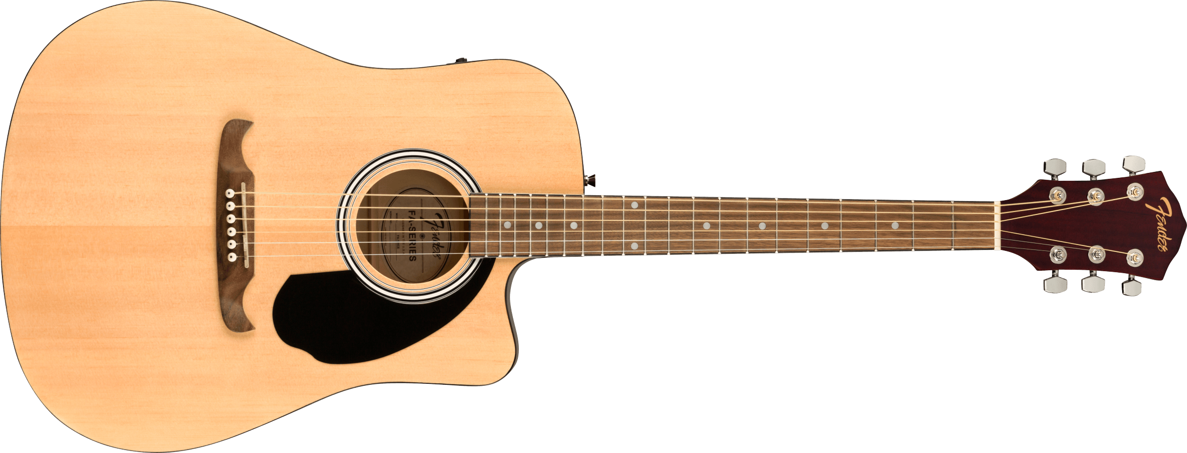 Fender® FA-125CE Dreadnought,  Walnut Fingerboard, Natural