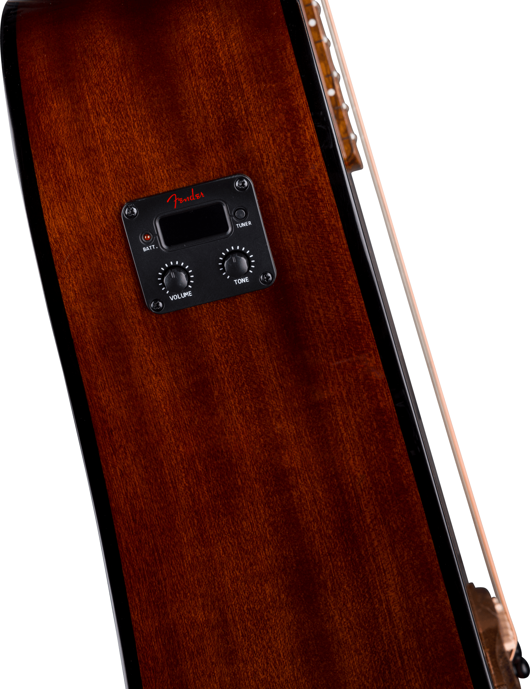 Fender® California Standard Redondo™ CE, Spruce Top, Black Pickguard, 3-Color Sunburst