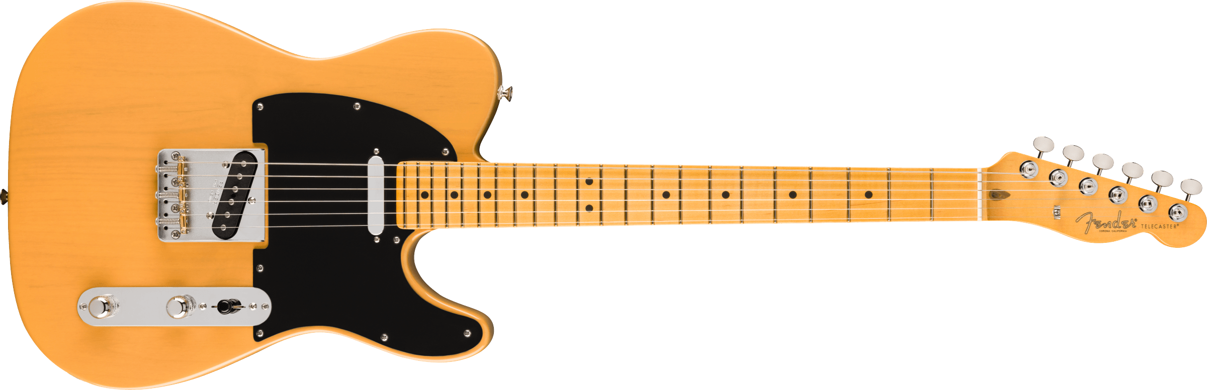 Fender® American Professional Classic Telecaster®, Maple Fingerboard, Butterscotch Blonde