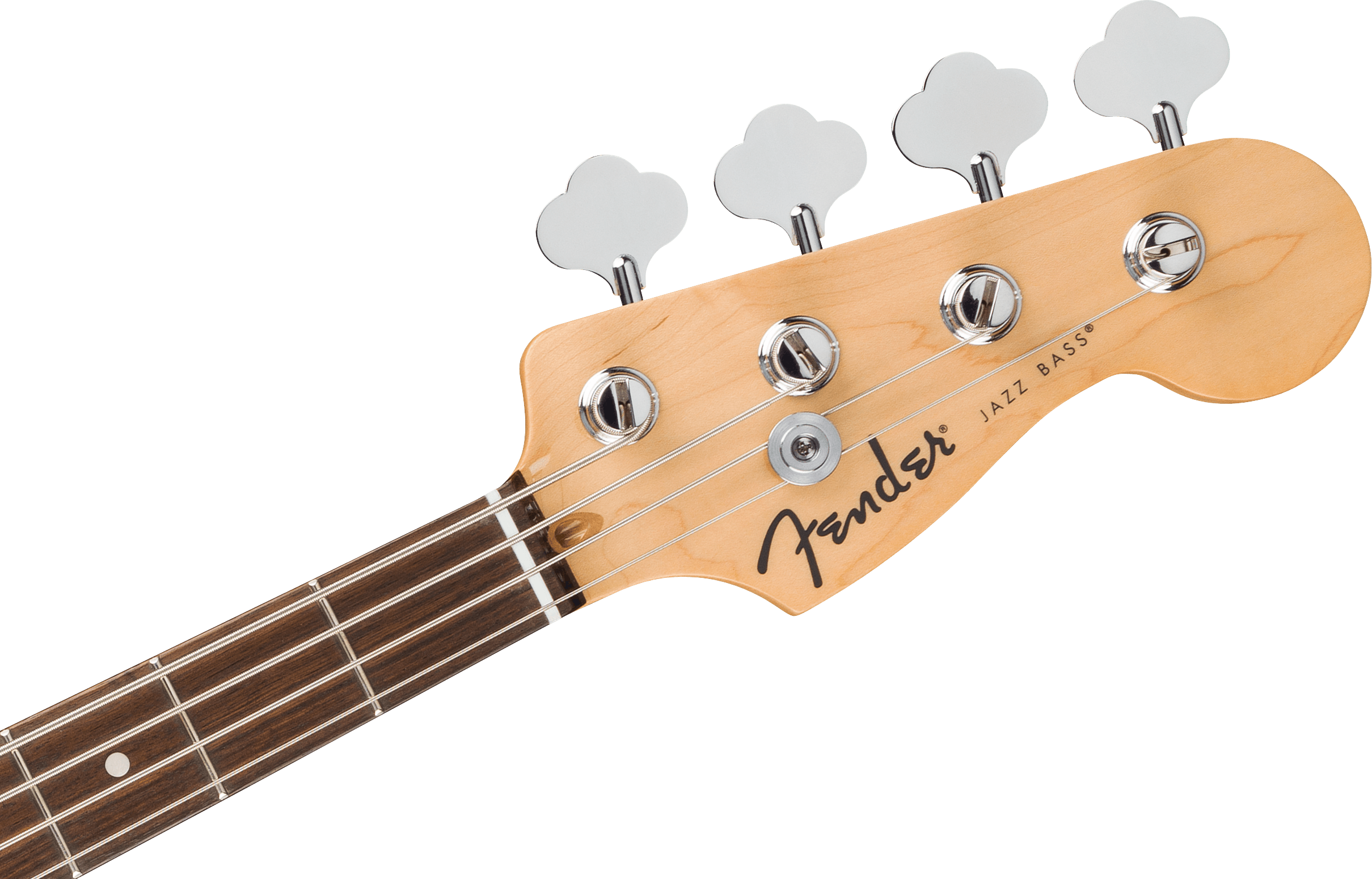 Fender® Standard Jazz Bass®, Laurel Fingerboard, White Pickguard, Olympic White