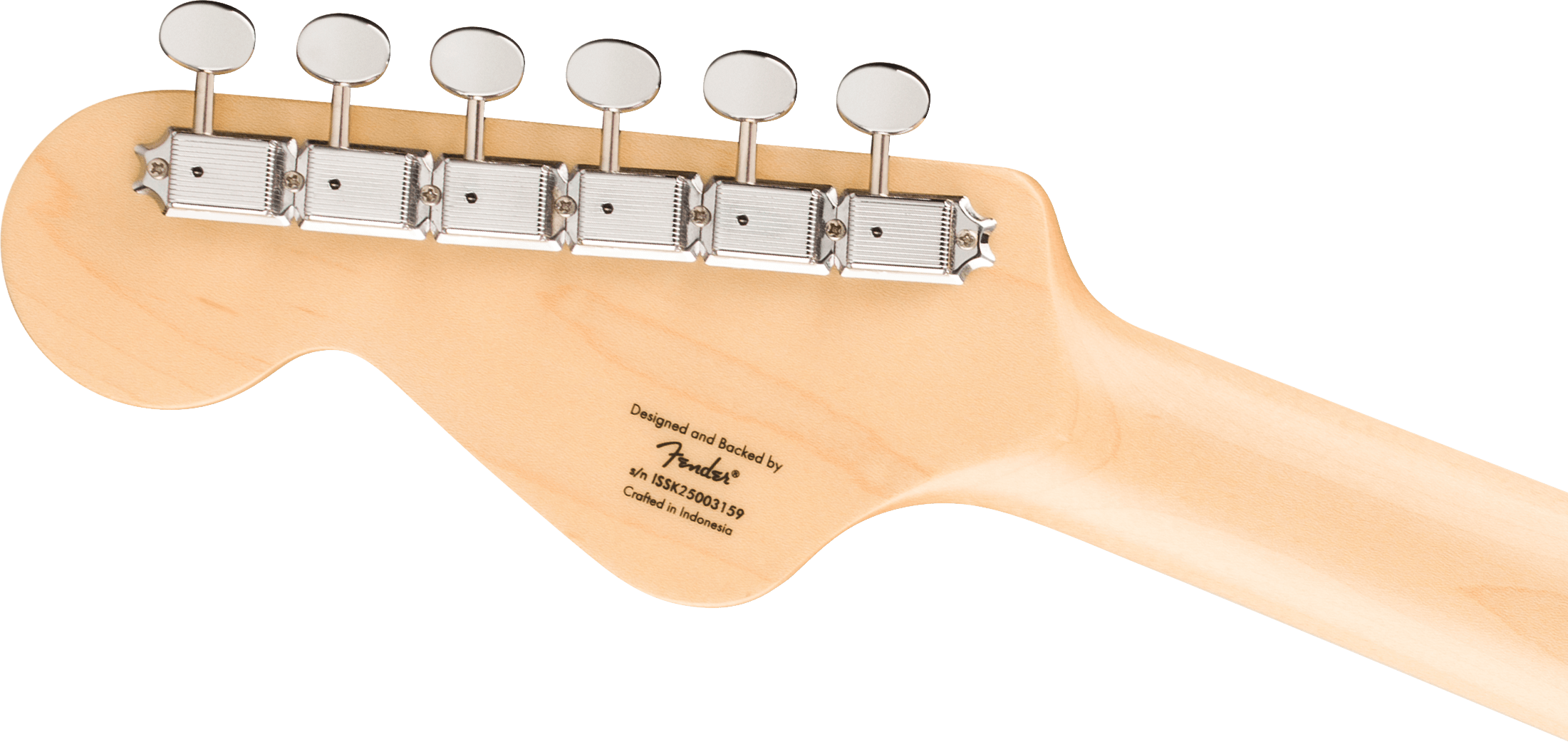 Squier® Paranormal Electric VI, Laurel Fingerboard, Parchment Pickguard, Matching Headstock, Daphne Blue