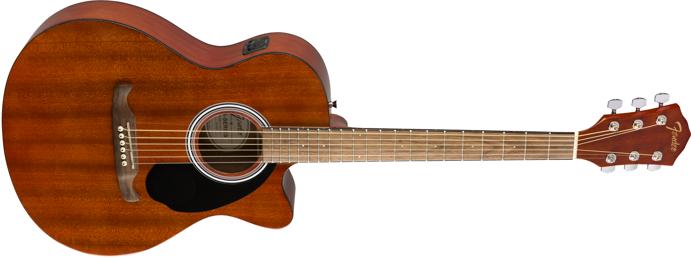 Fender® FA-135CE Concert All-Mahogany, Walnut Fingerboard, Natural