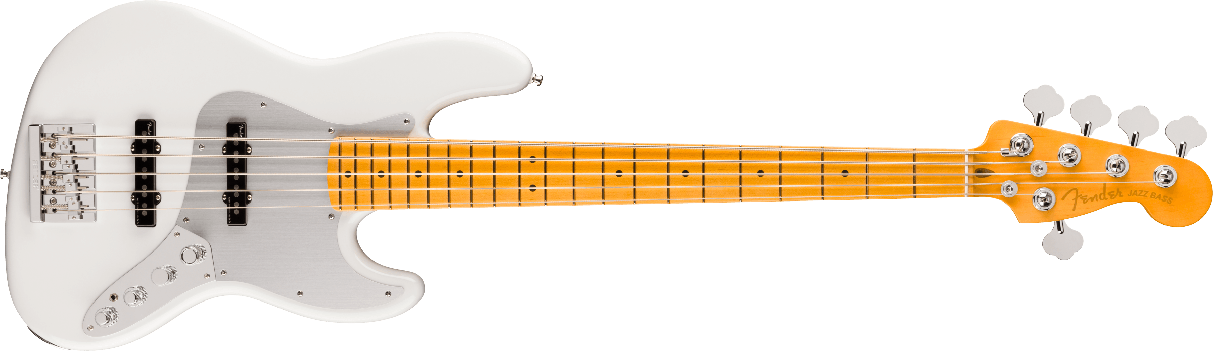 Fender® American Ultra II Jazz Bass® V, Maple Fingerboard, Avalanche