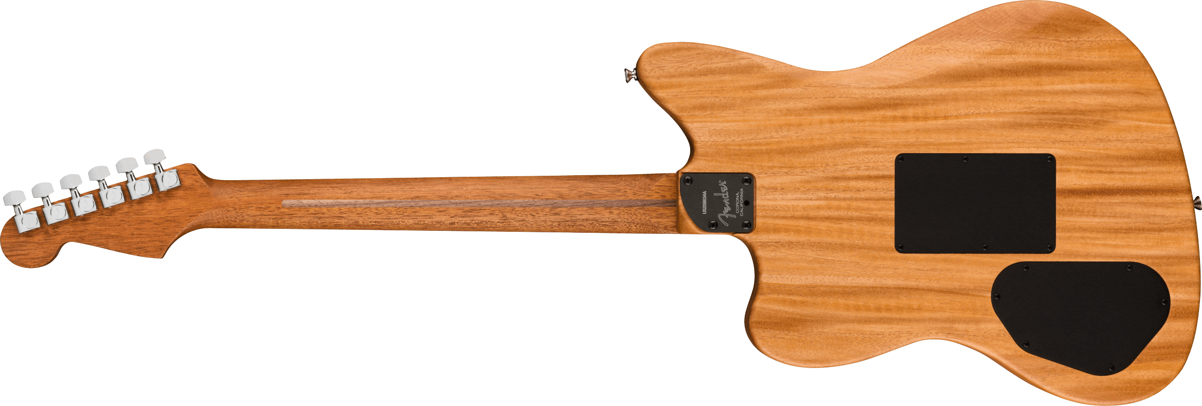Fender® American Acoustasonic® Jazzmaster®, Tungsten, Ebony Fingerboard