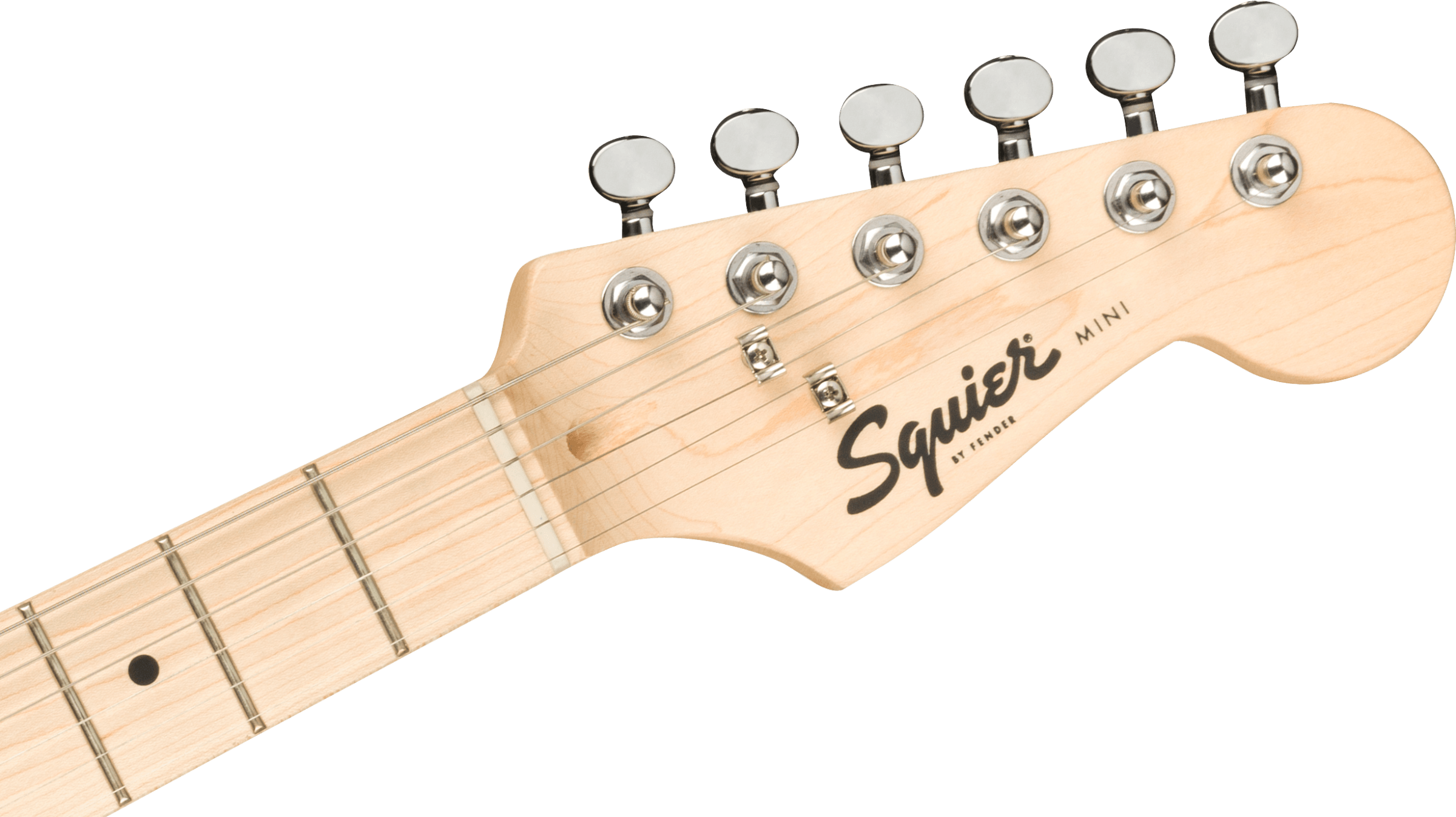 Squier® Mini Jazzmaster® HH, Maple Fingerboard, White Pickguard, Daphne Blue