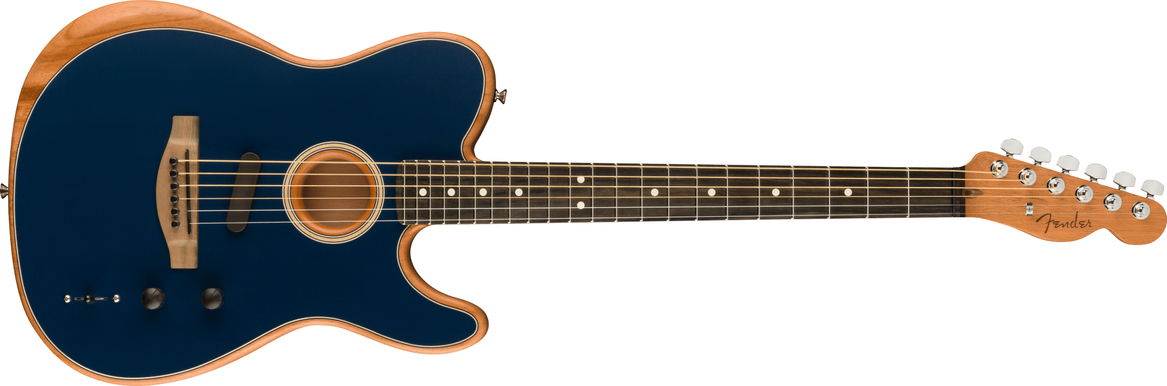 Fender® American Acoustasonic® Telecaster®, Ebony Fingerboard, Steel Blue