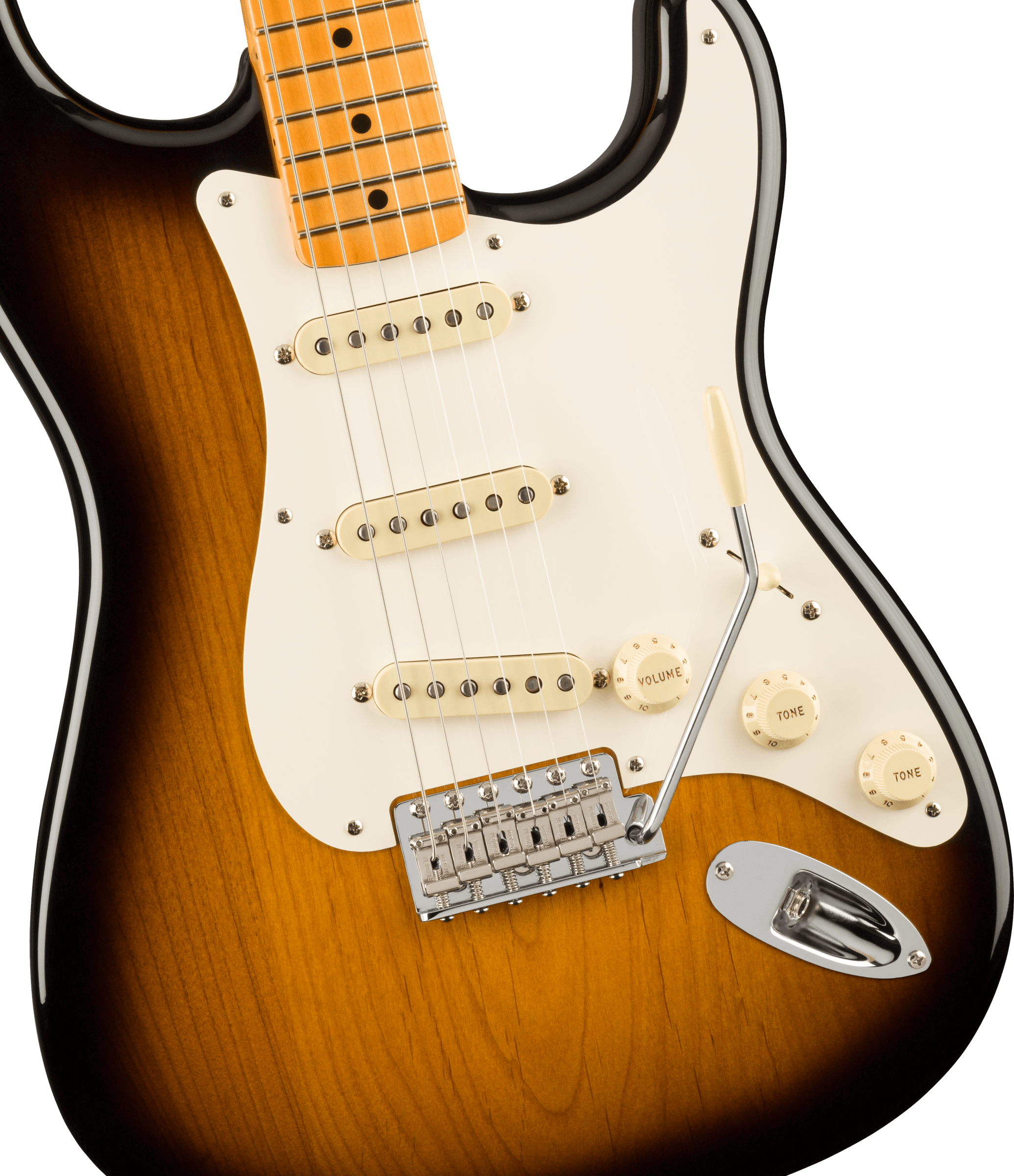 Fender® American Vintage II 1957 Stratocaster®, Maple Fingerboard, 2-Color Sunburst