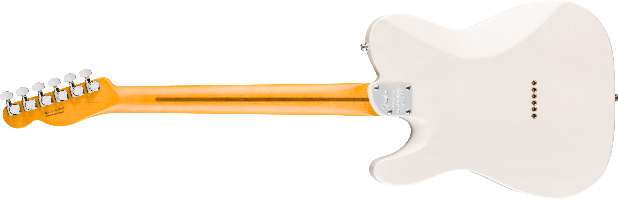 Fender® American Ultra Luxe Vintage '50s Telecaster®, Maple Fingerboard, White Blonde