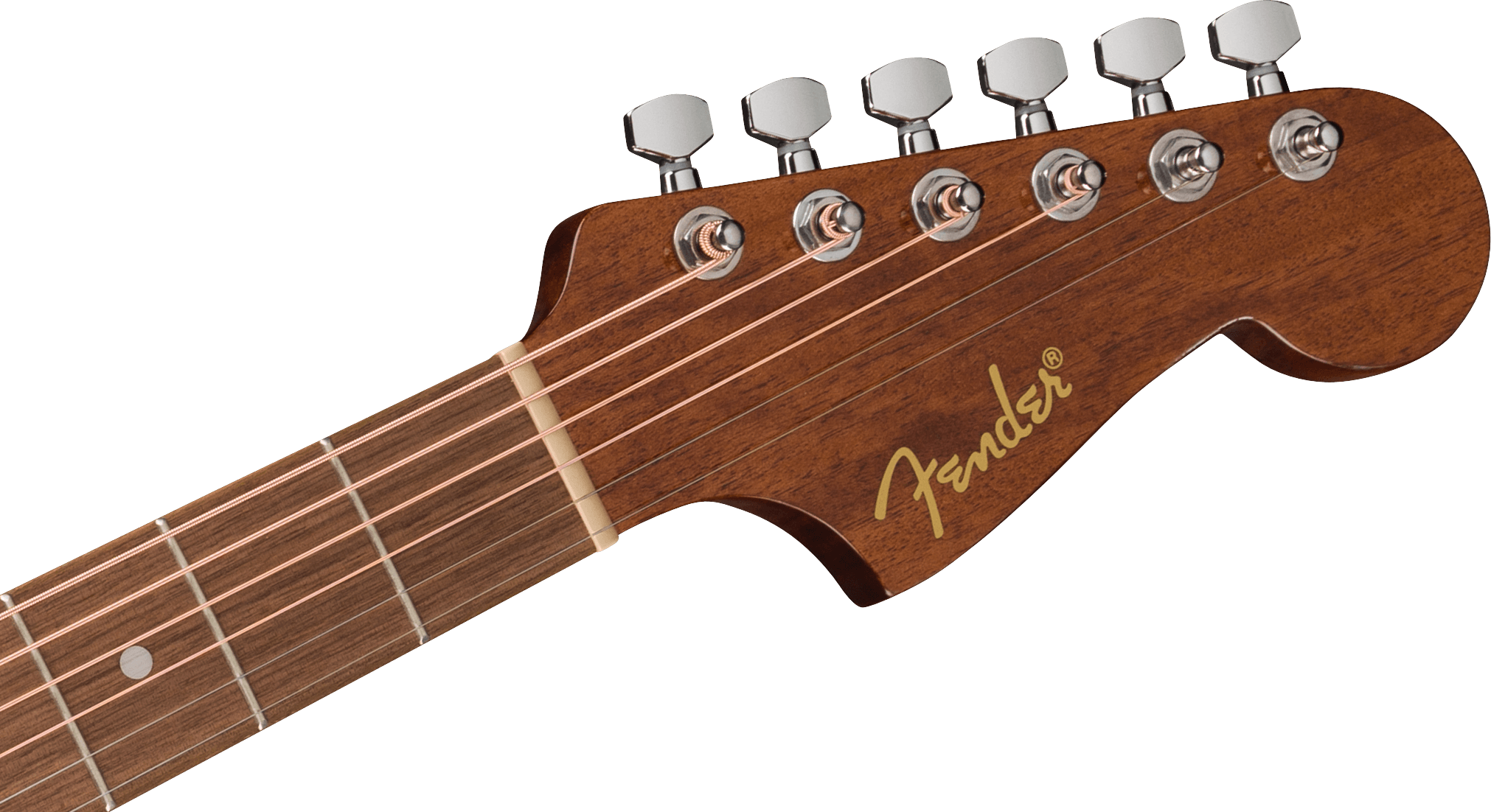 Fender® California Standard Redondo™ CE, Spruce Top, Ivory Pickguard, Black