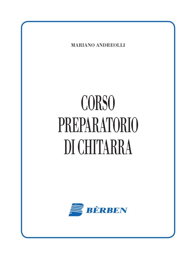 Corso preparatorio di chitarra - Mariano Andreolli