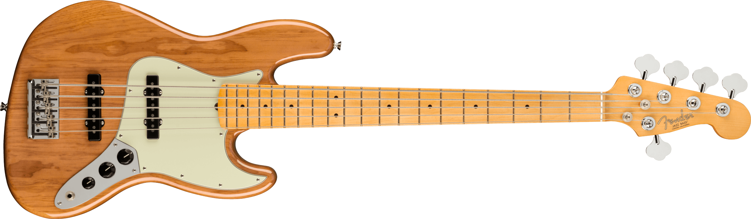 Fender® American Professional II Jazz Bass® V, Maple Fingerboard, Roasted Pine