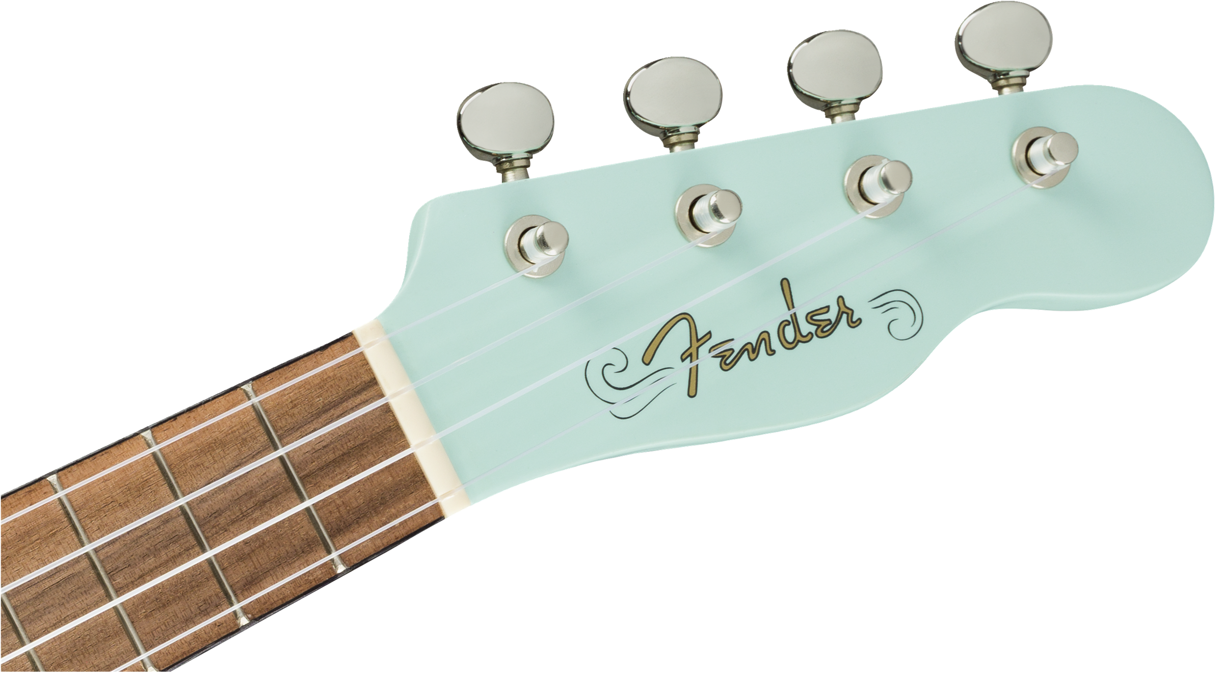 Fender® Venice Soprano Uke, Walnut Fingerboard, Daphne Blue
