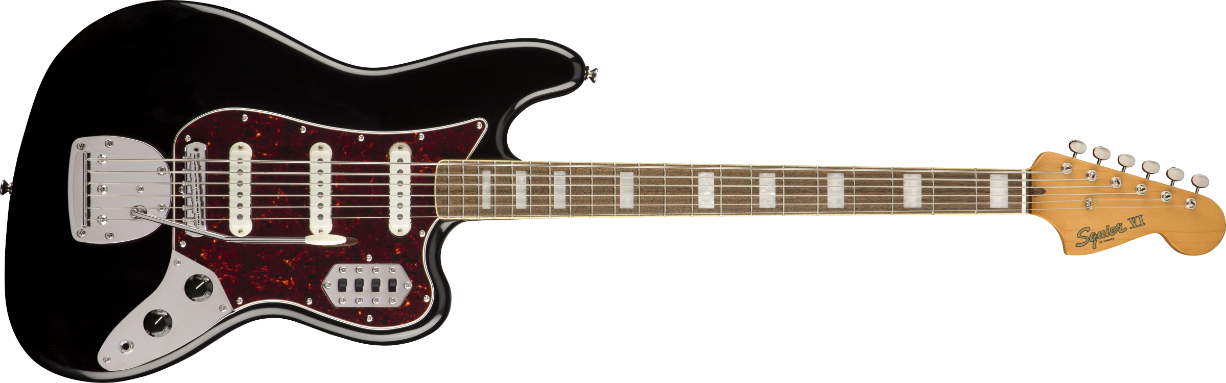 Squier® Classic Vibe Bass VI, Laurel Fingerboard, Black
