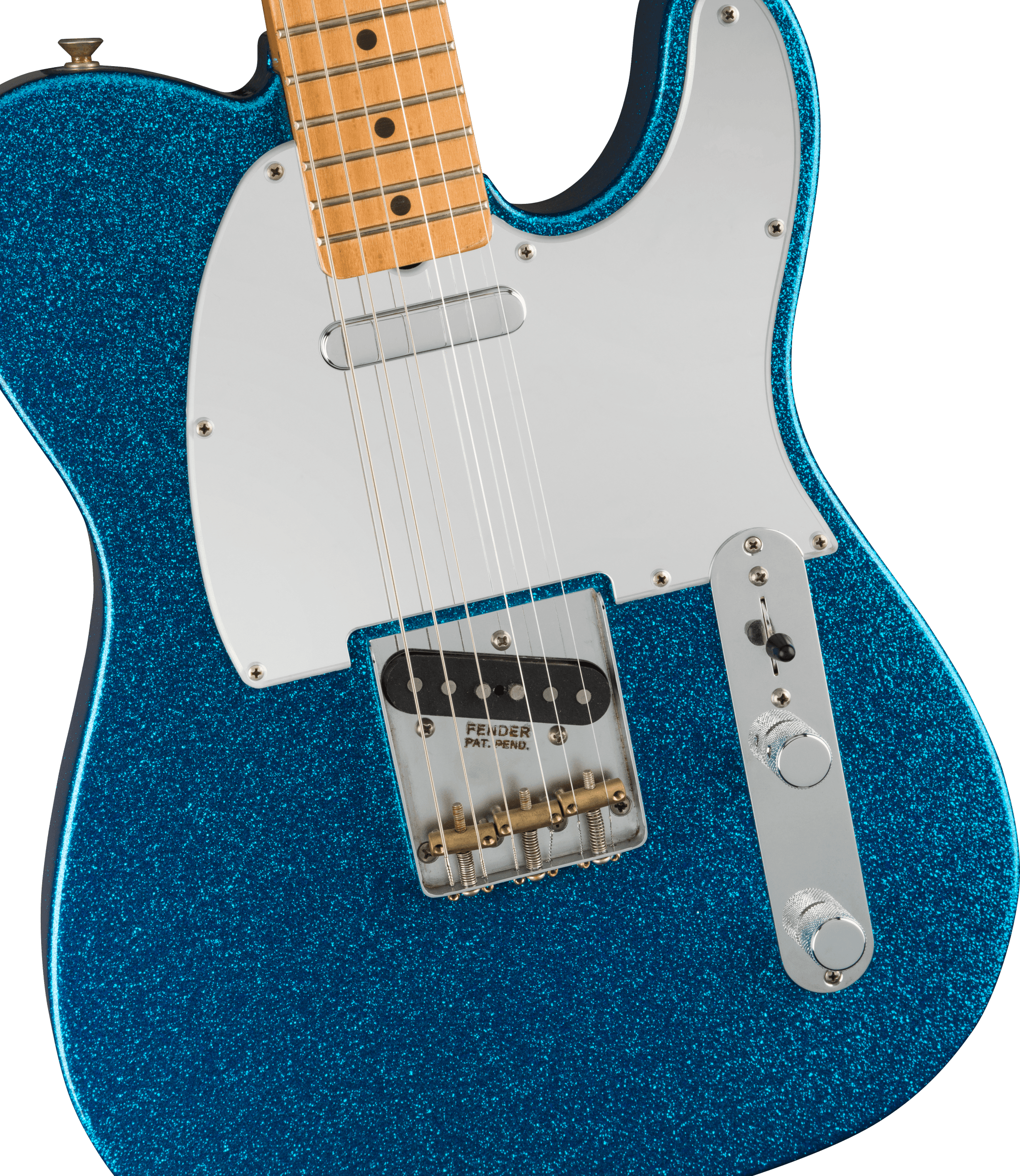 Fender® J Mascis Telecaster®, Maple Fingerboard, Bottle Rocket Blue Flake