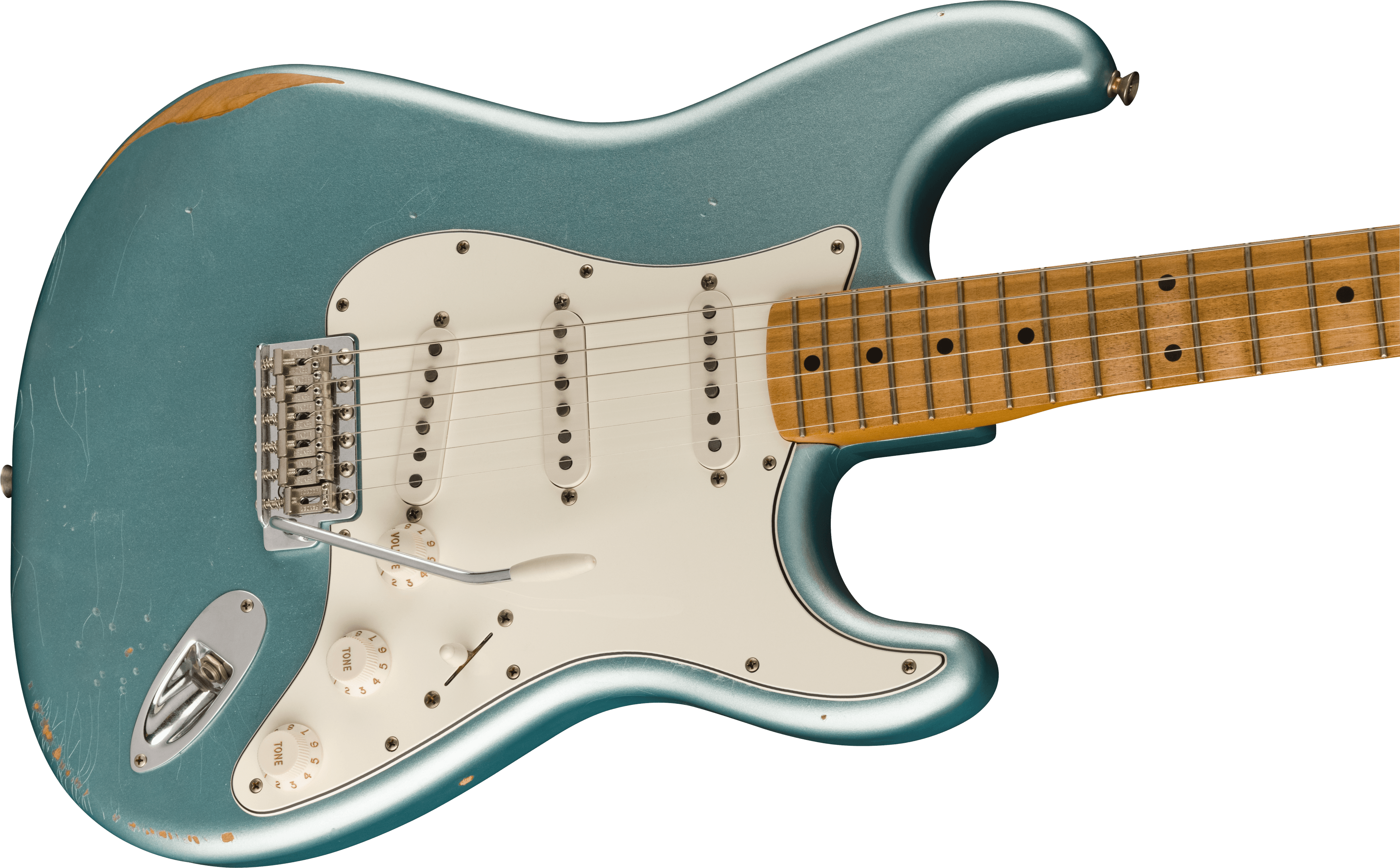 Fender® Vintera® Road Worn® Mischief Maker Stratocaster®, Maple Fingerboard, Firemist Silver