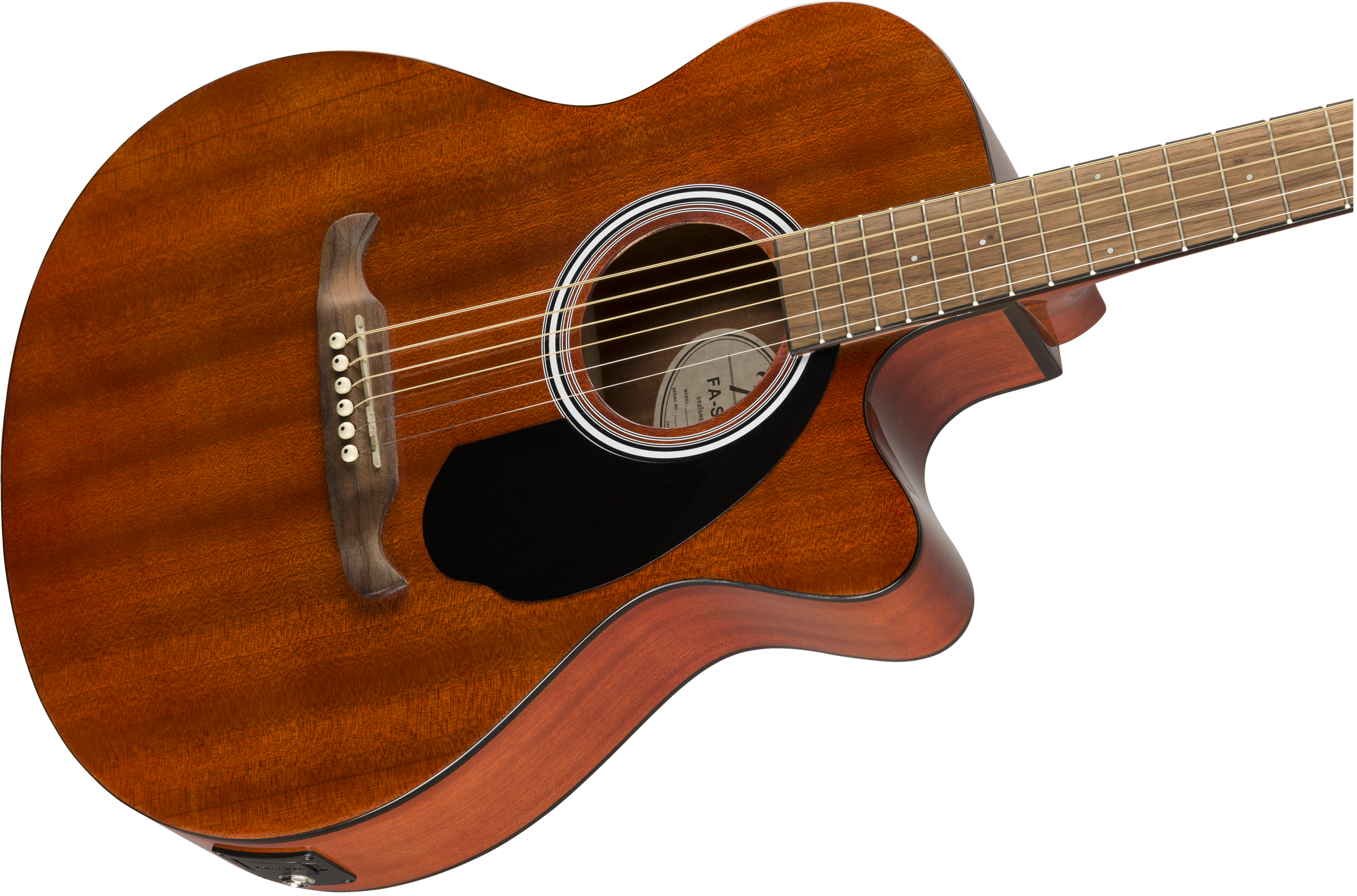 Fender® FA-135CE Concert All-Mahogany, Walnut Fingerboard, Natural