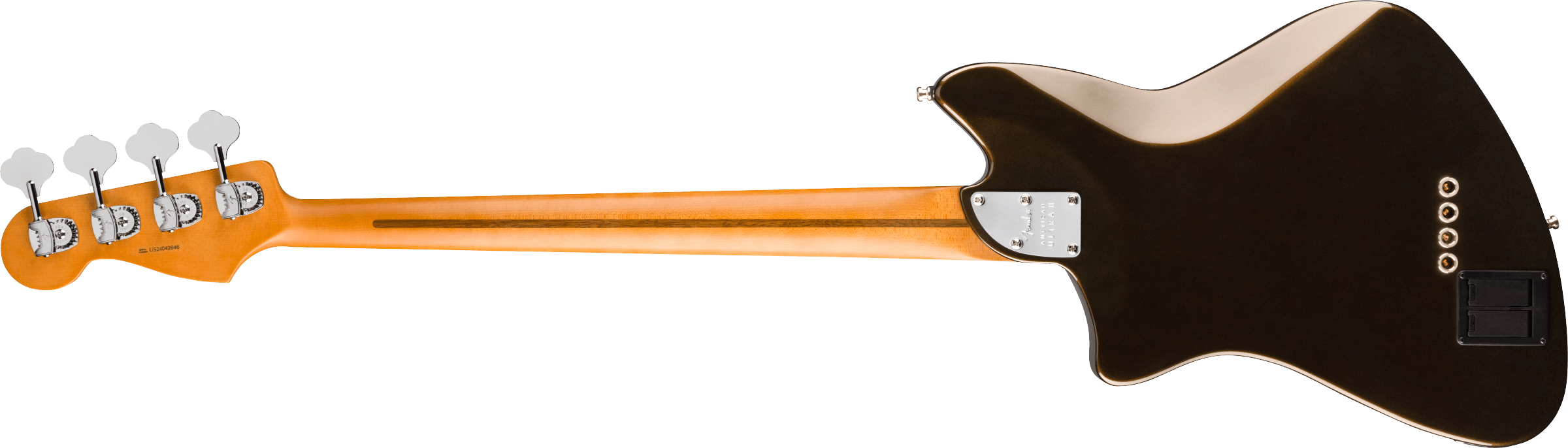 Fender® American Ultra II Meteora® Bass, Ebony Fingerboard, Texas Tea